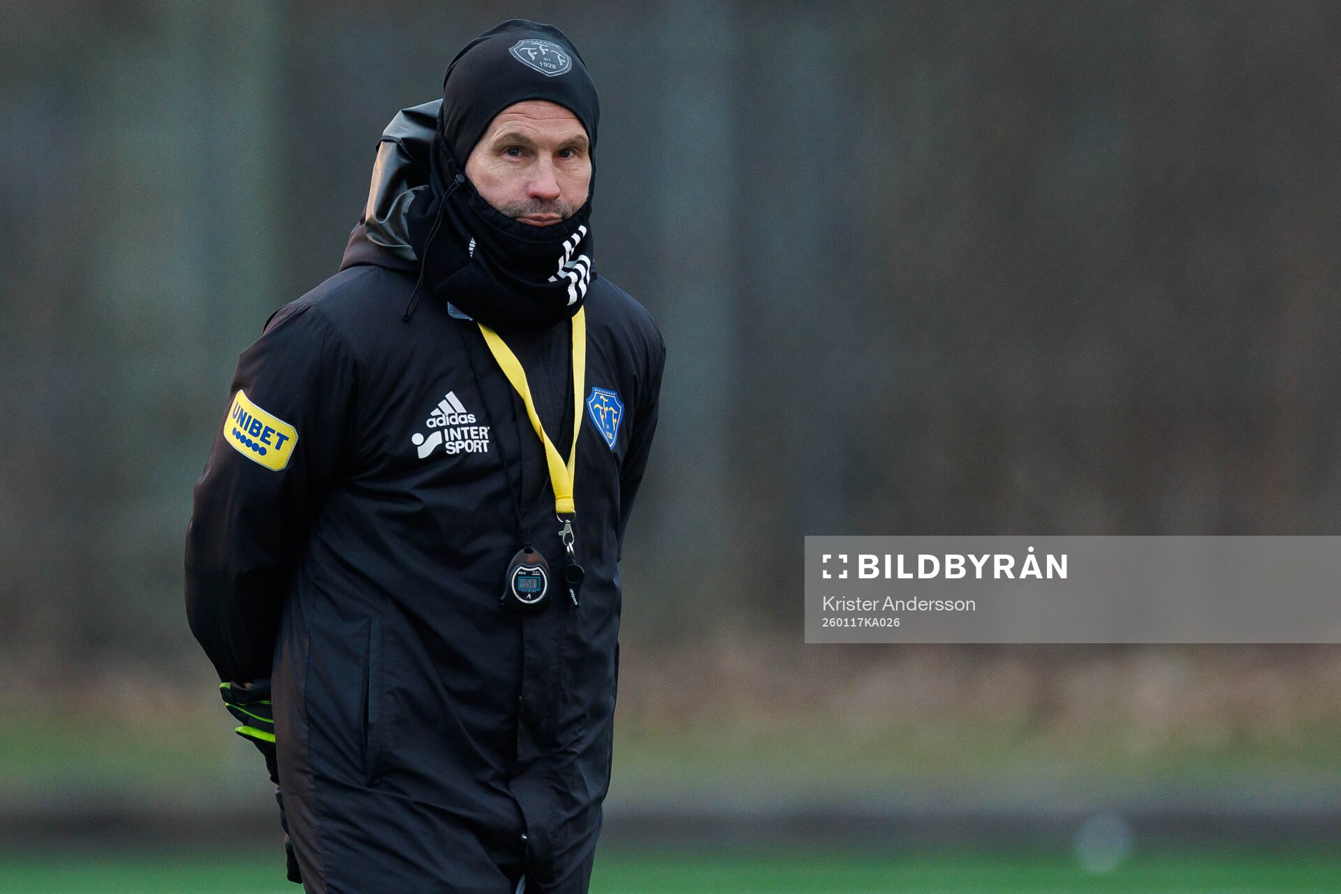 Falkenbergs tränare Christoffer Andersson