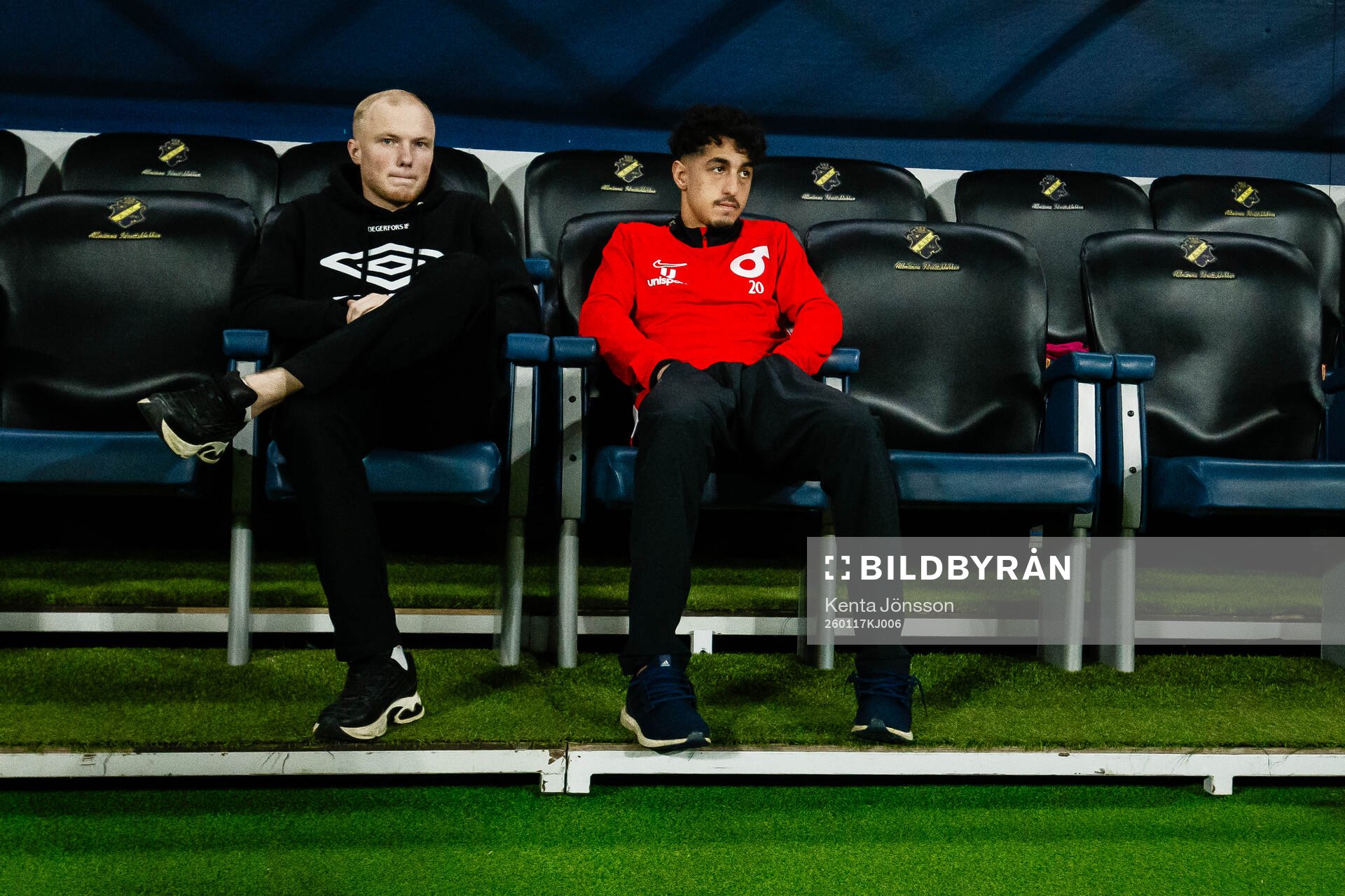 Degerfors Marcus Rafferty och Elias Barsoum