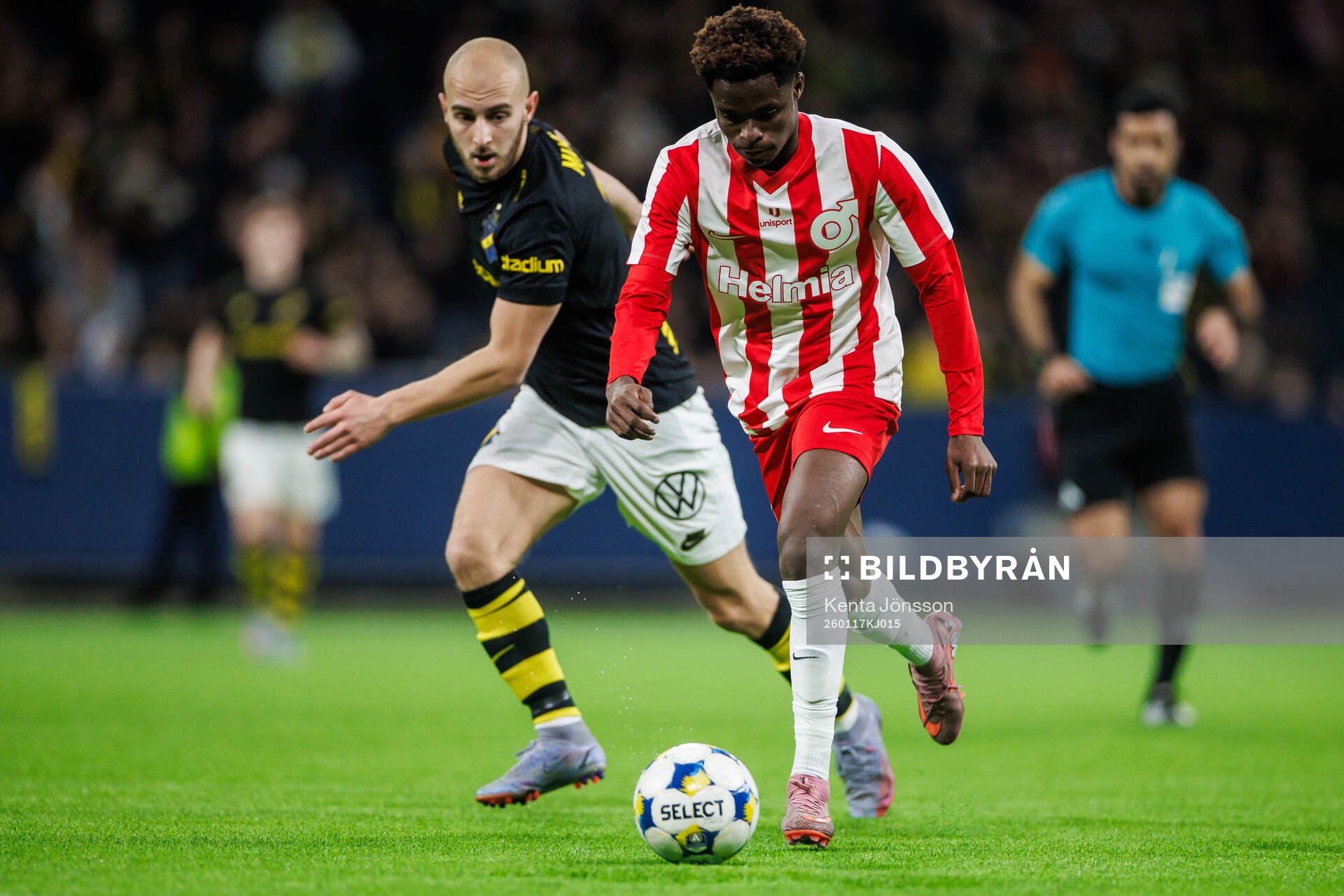 AIKs Amel Mujanic och Degerfors Ziyad Salifu