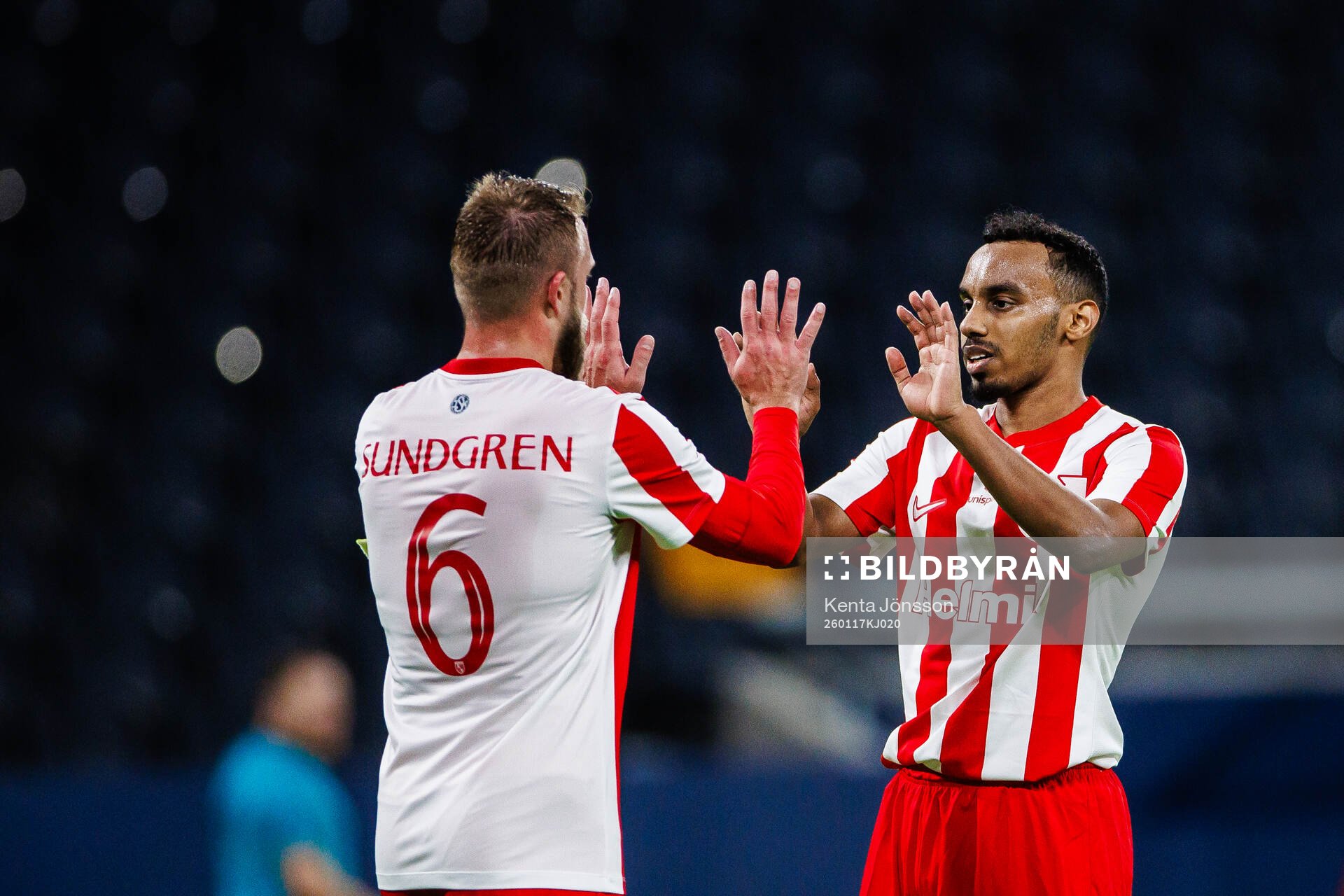Degerfors Daniel Sundgren och Bilal Hussein