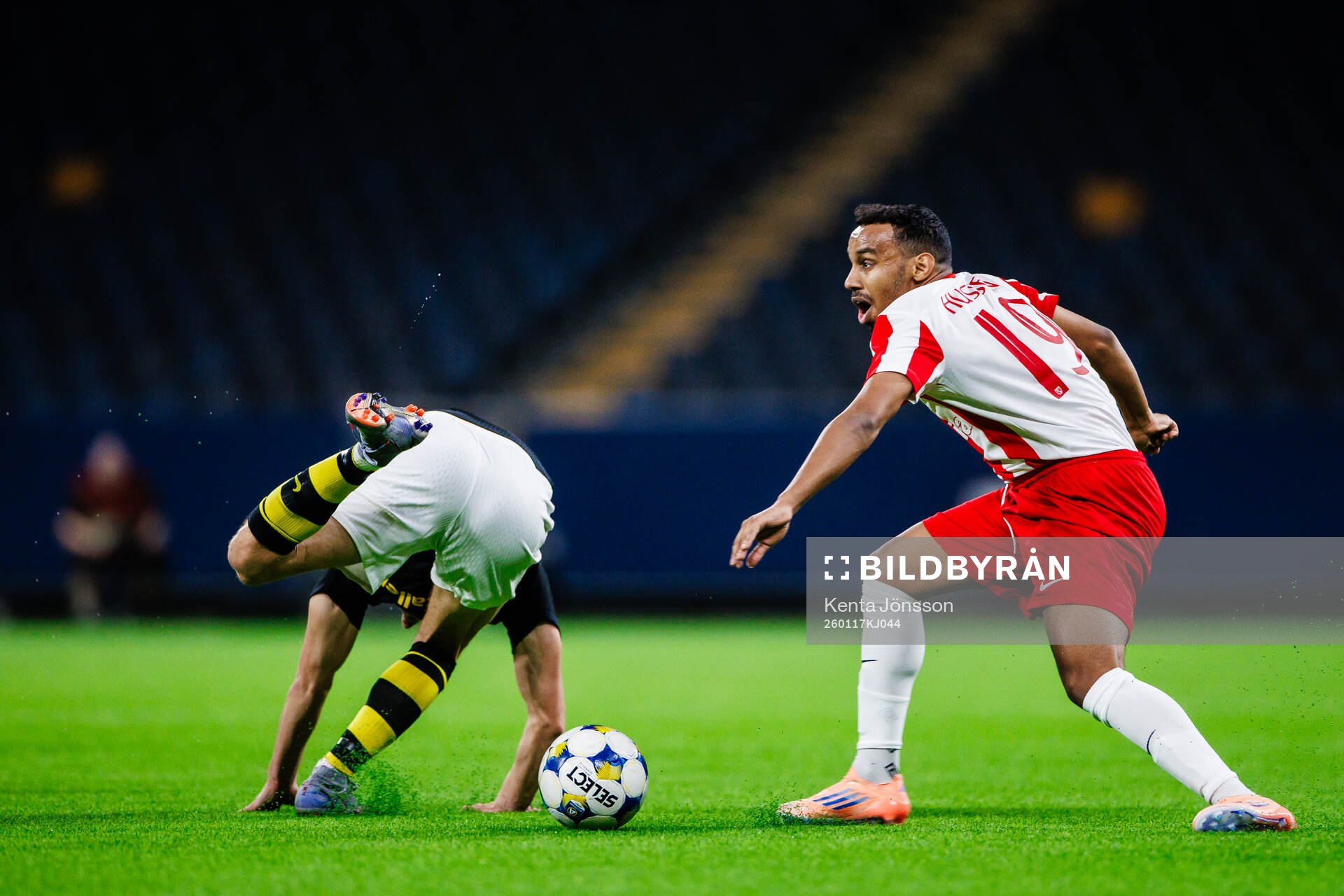 AIKs Amel Mujanic och Degerfors Bilal Hussein