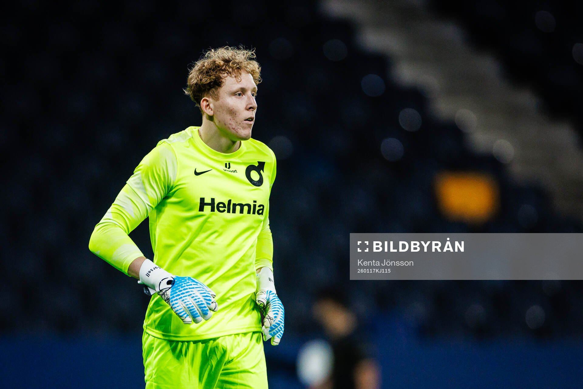 Degerfors målvakt Rasmus Forsell