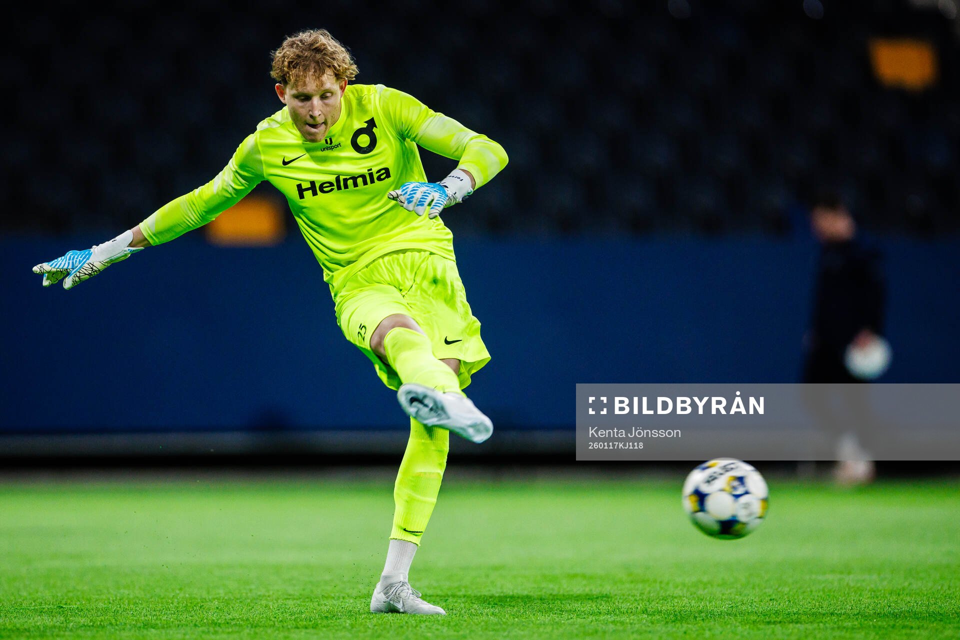 Degerfors målvakt Rasmus Forsell