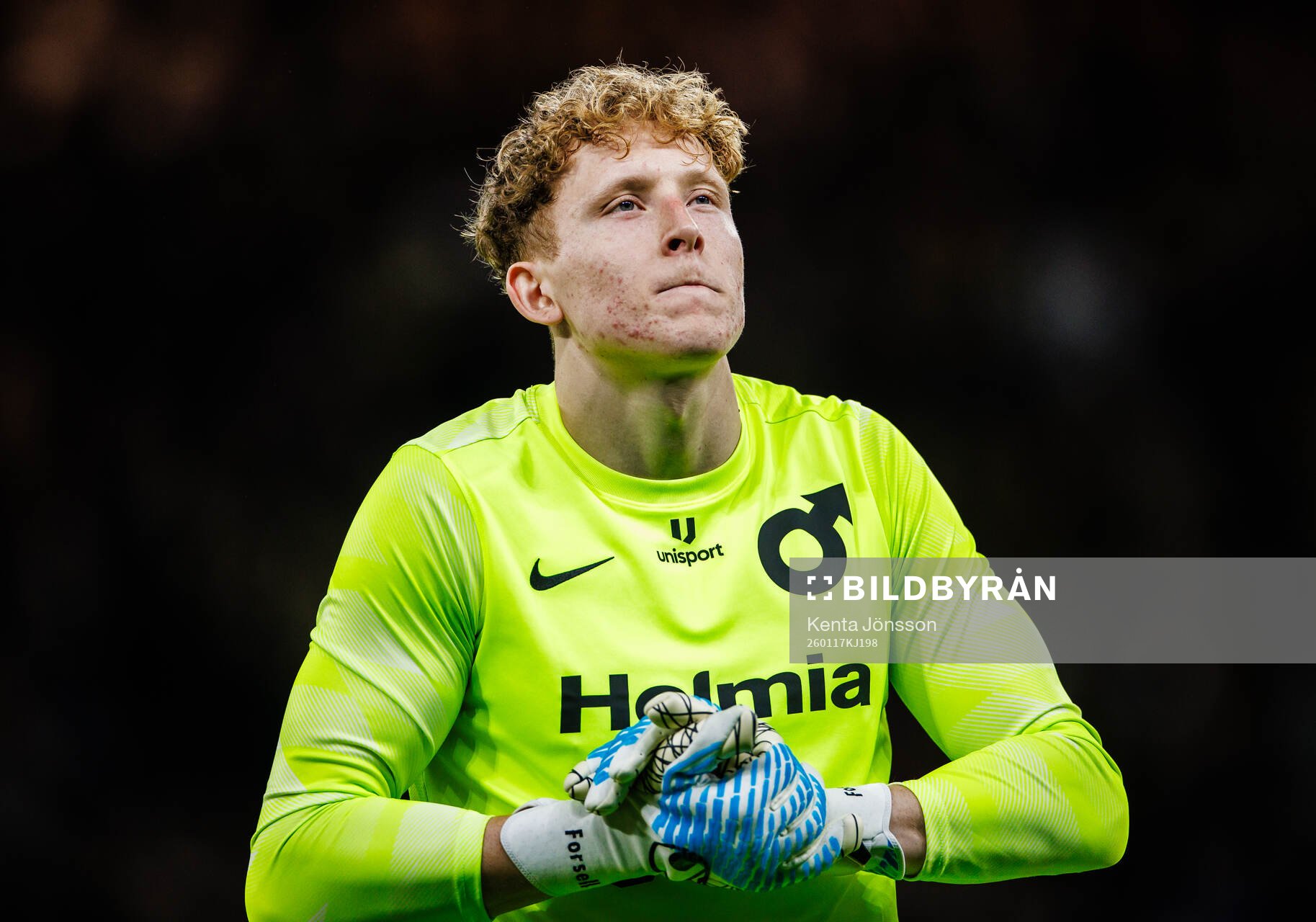 Degerfors målvakt Rasmus Forsell