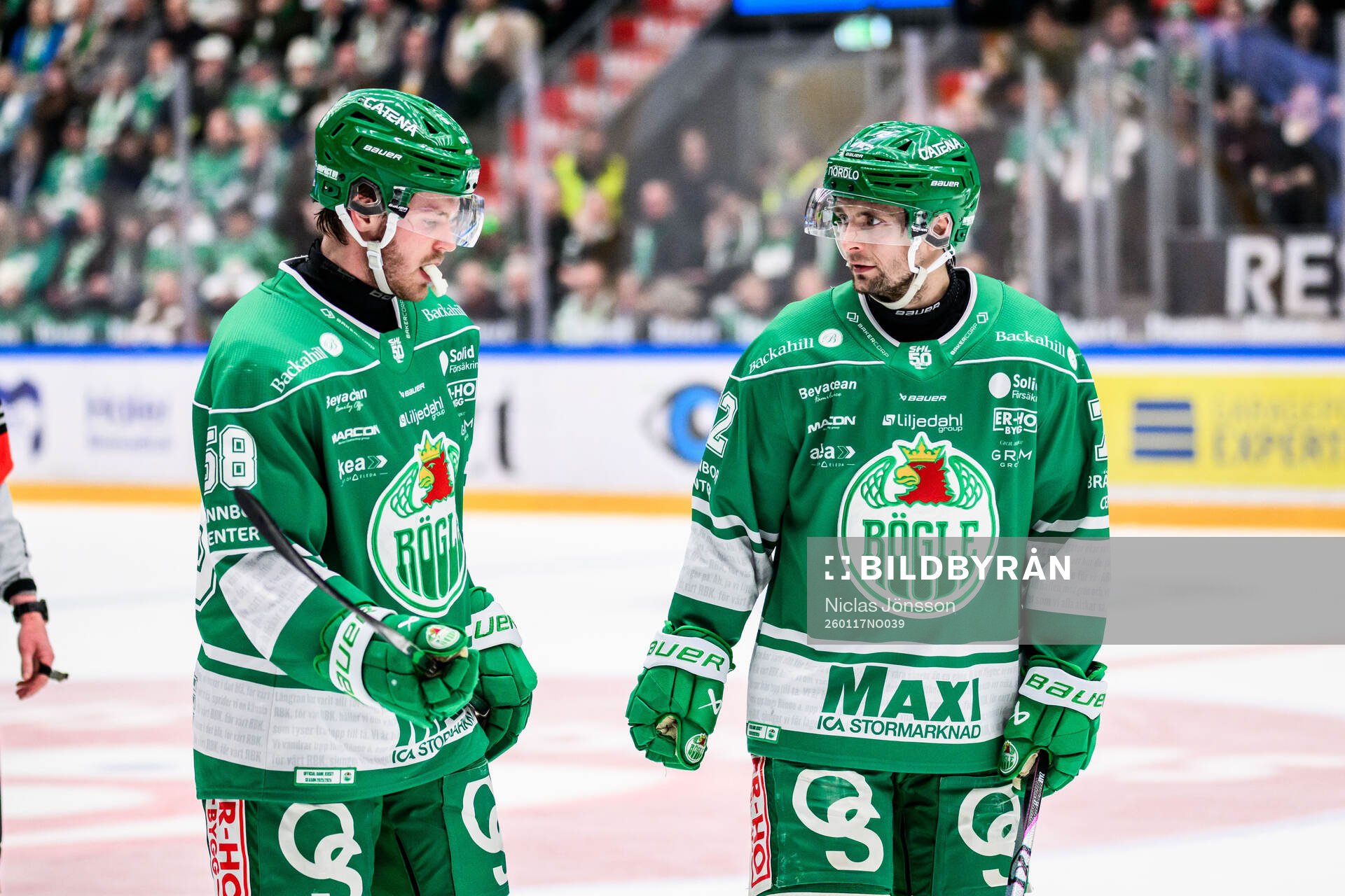 Rögles Filip Johansson och Daniel Zaar
