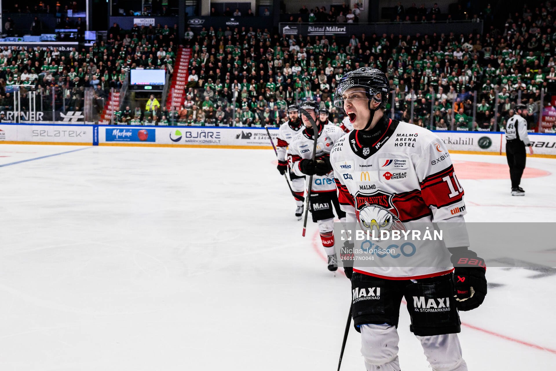 Malmö Redhawks William Von Barnekow jublar