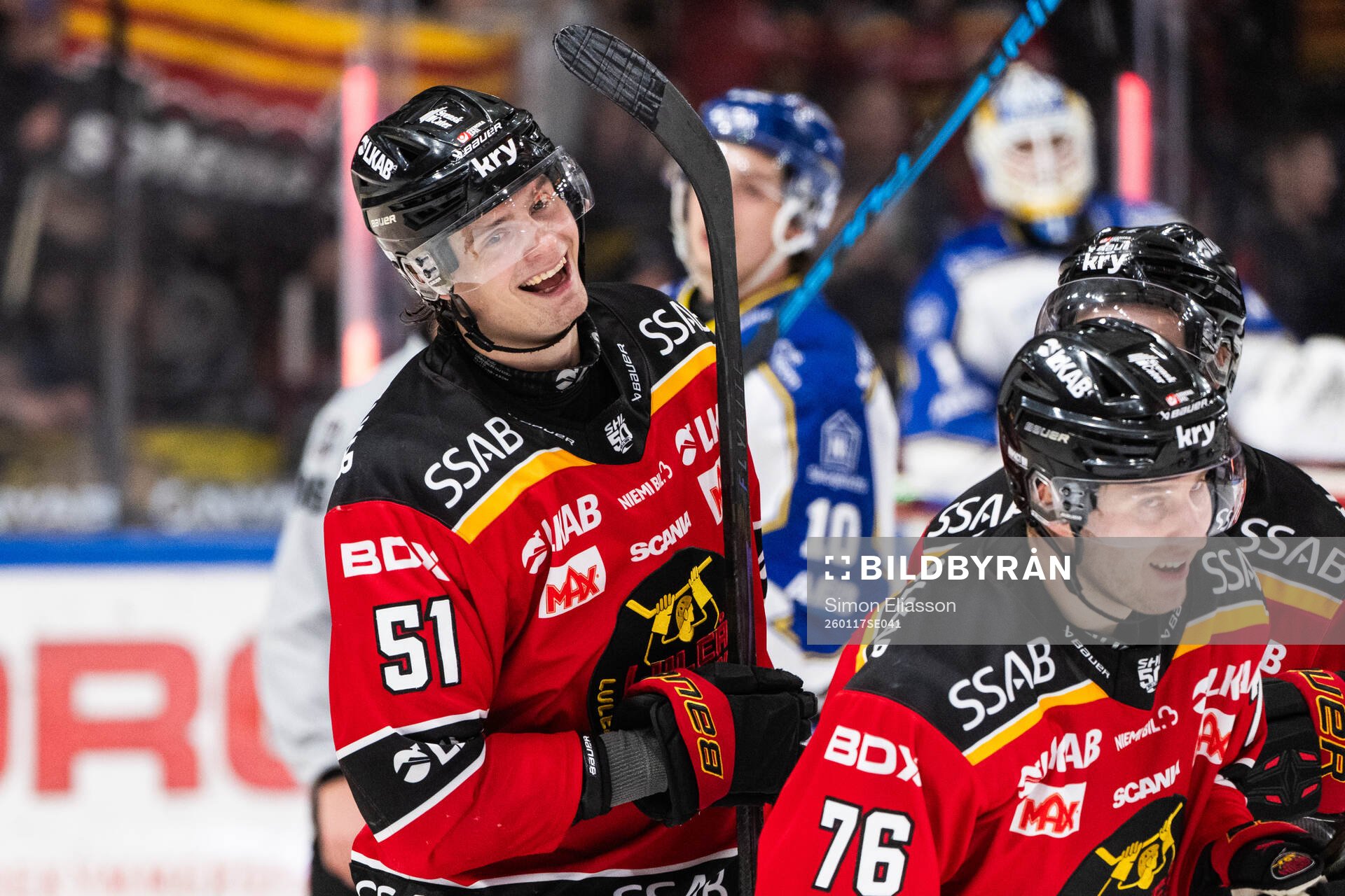 Luleås Markus Nurmi jublar