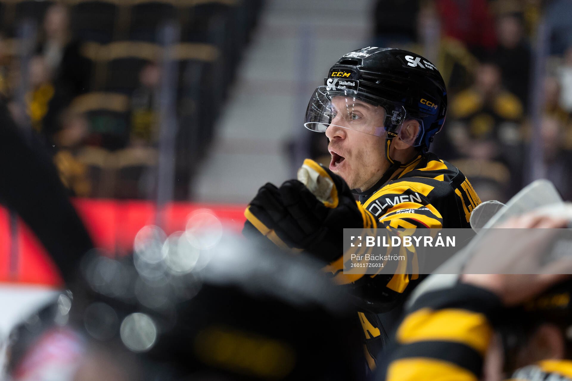 Skellefteås Pär Lindholm reagerar