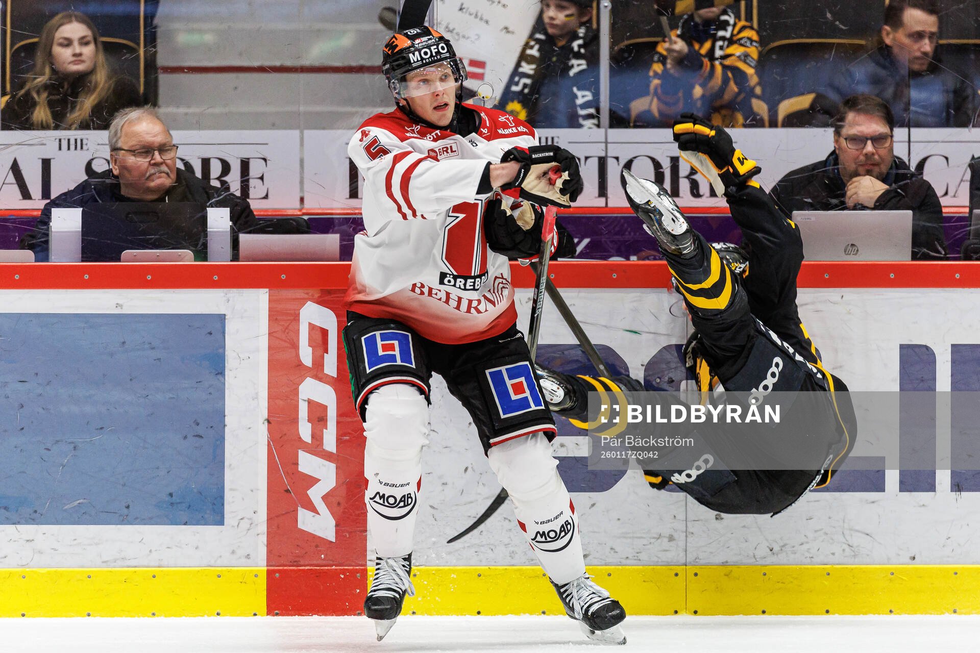 Örebros Gustav Backström och Skellefteås Pär Lindholm