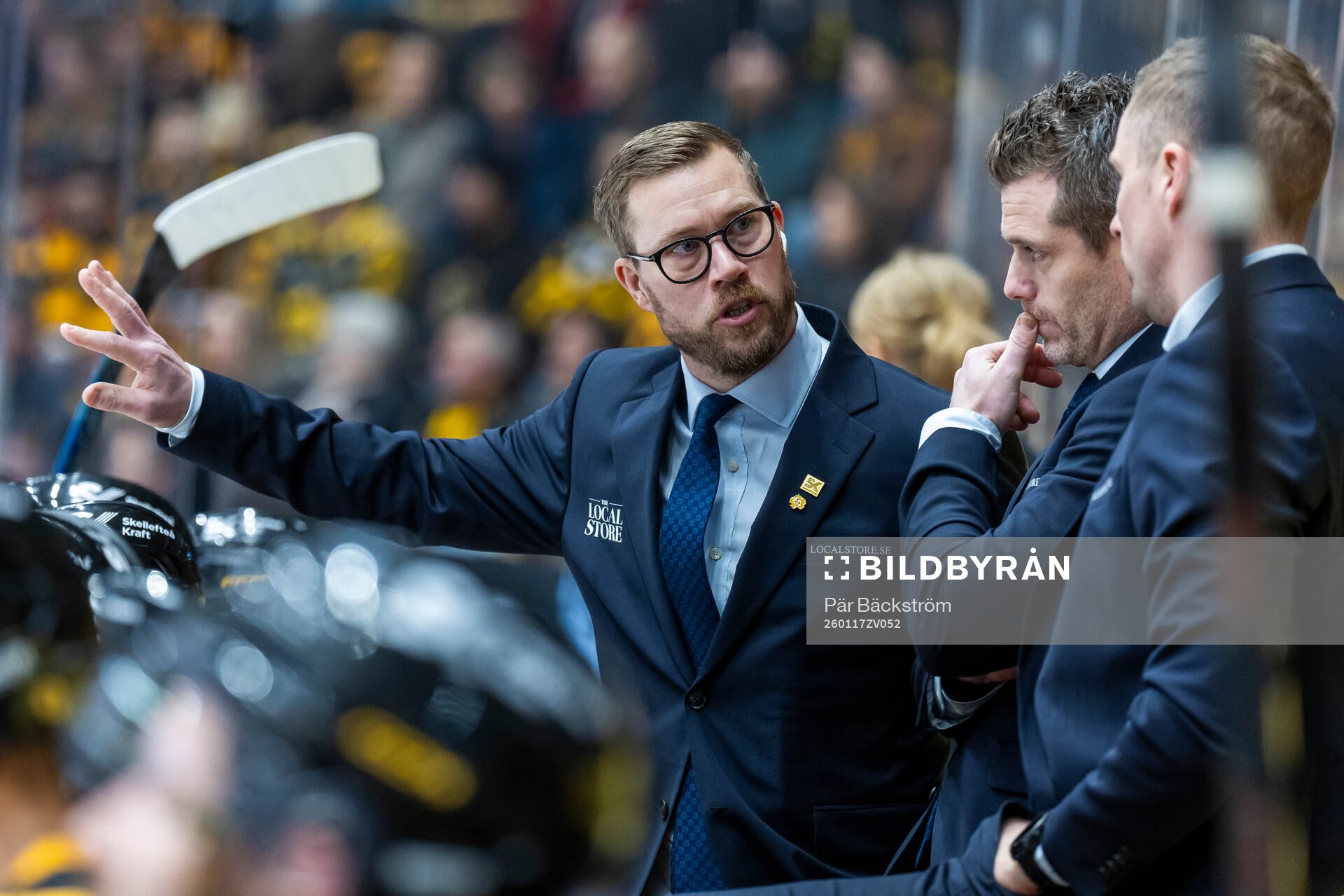 Skellefteås tränare Andreas Falk och Daniel Hermansson