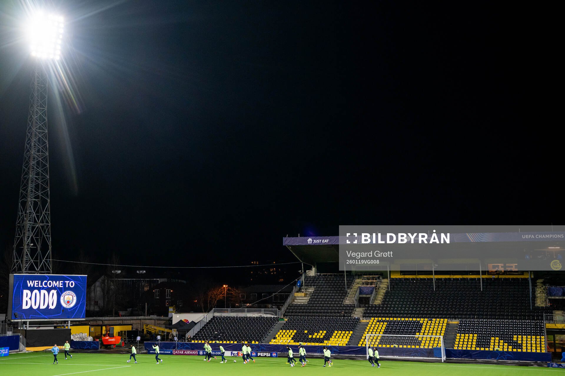 General view of Aspmyra Stadion