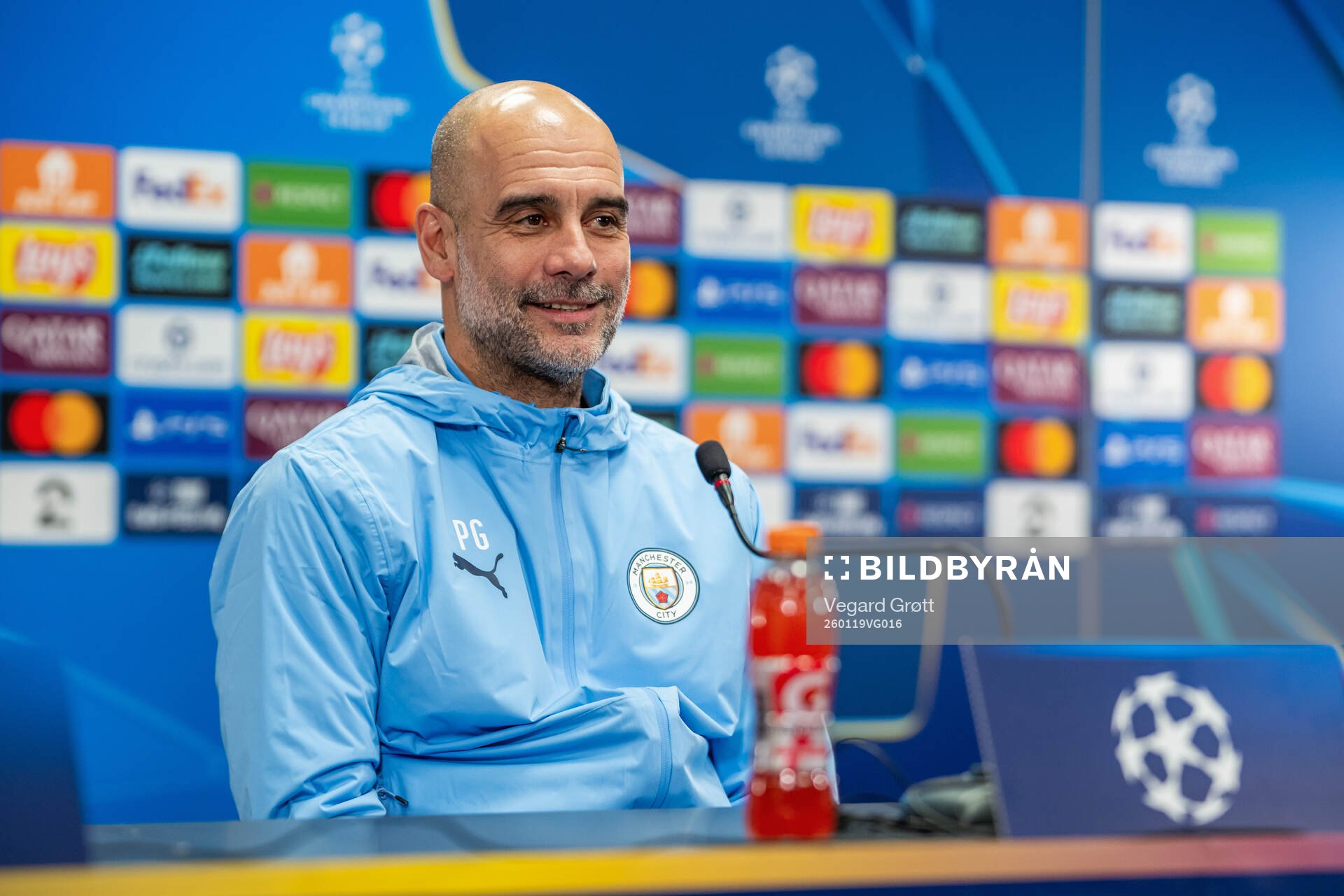 Pep Guardiola, head coach of Manchester City