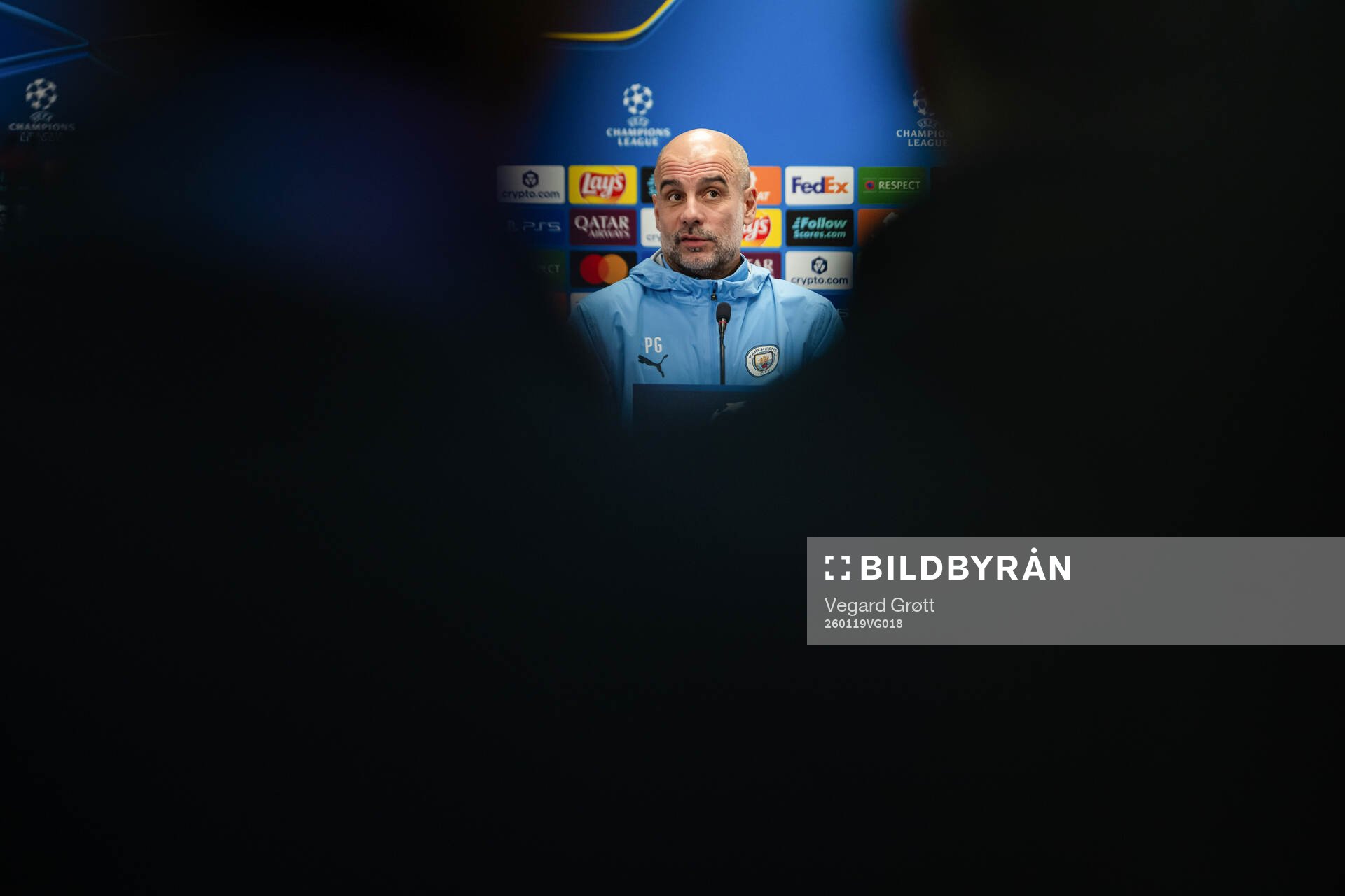 Pep Guardiola, head coach of Manchester City