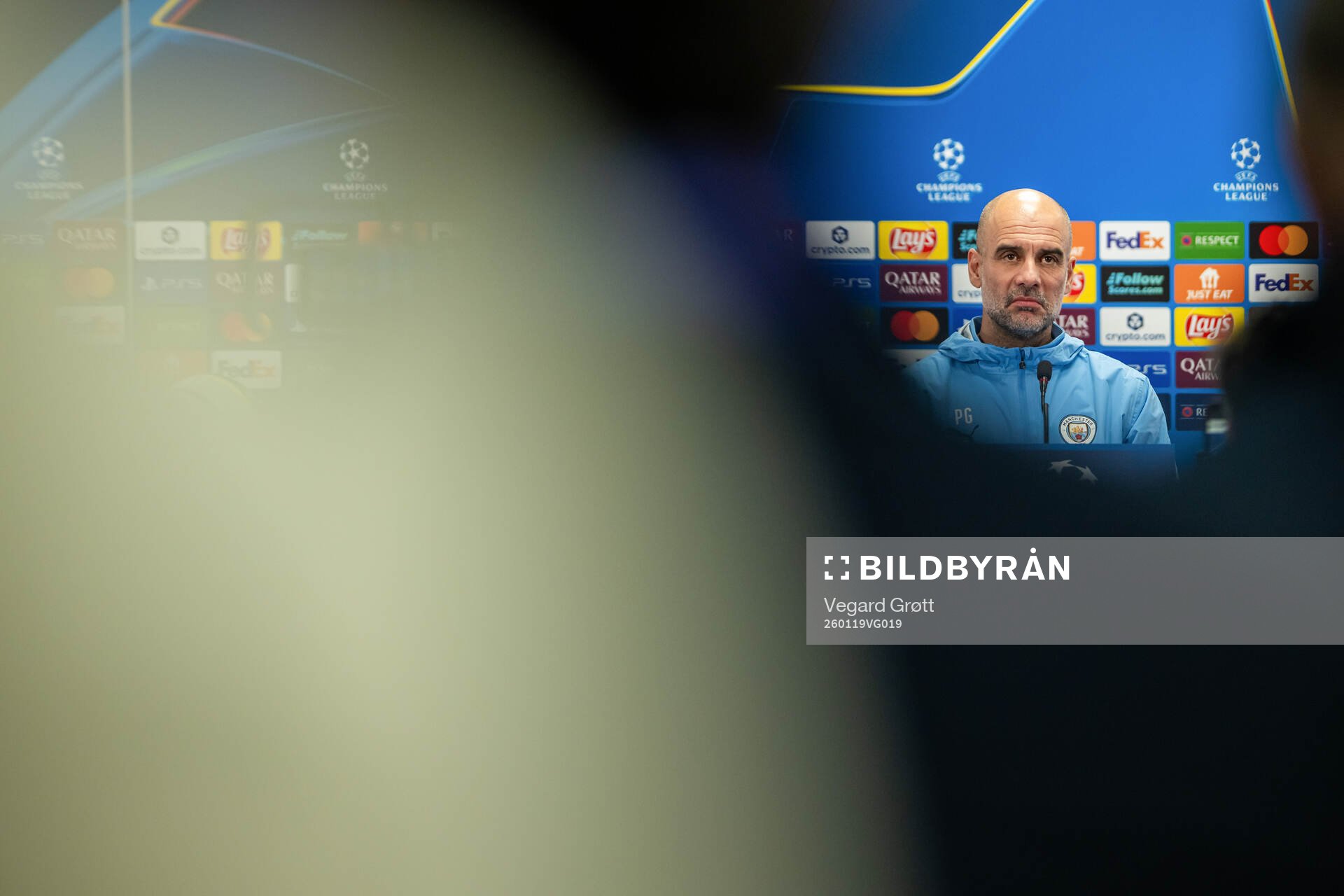 Pep Guardiola, head coach of Manchester City