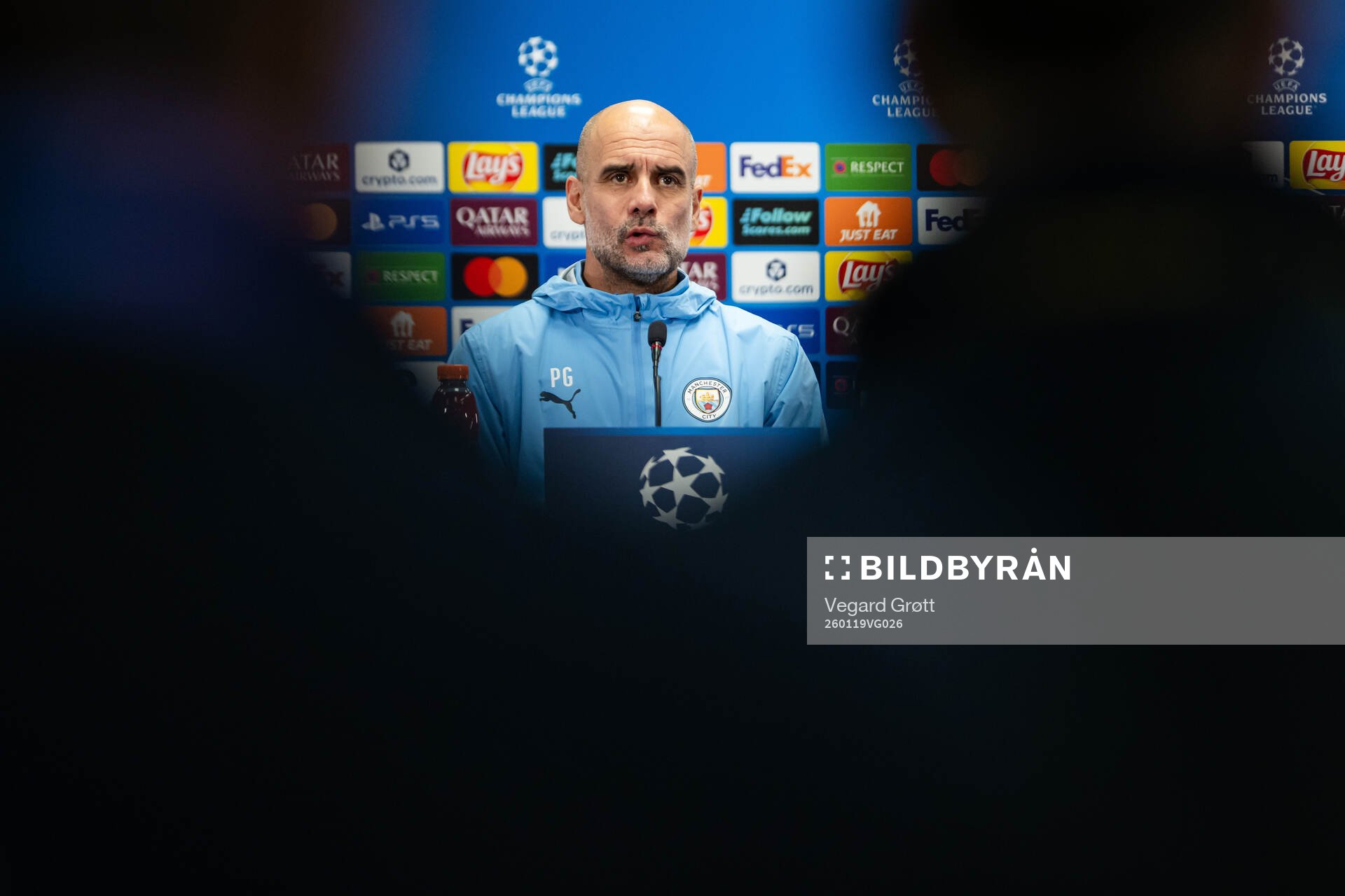 Pep Guardiola, head coach of Manchester City