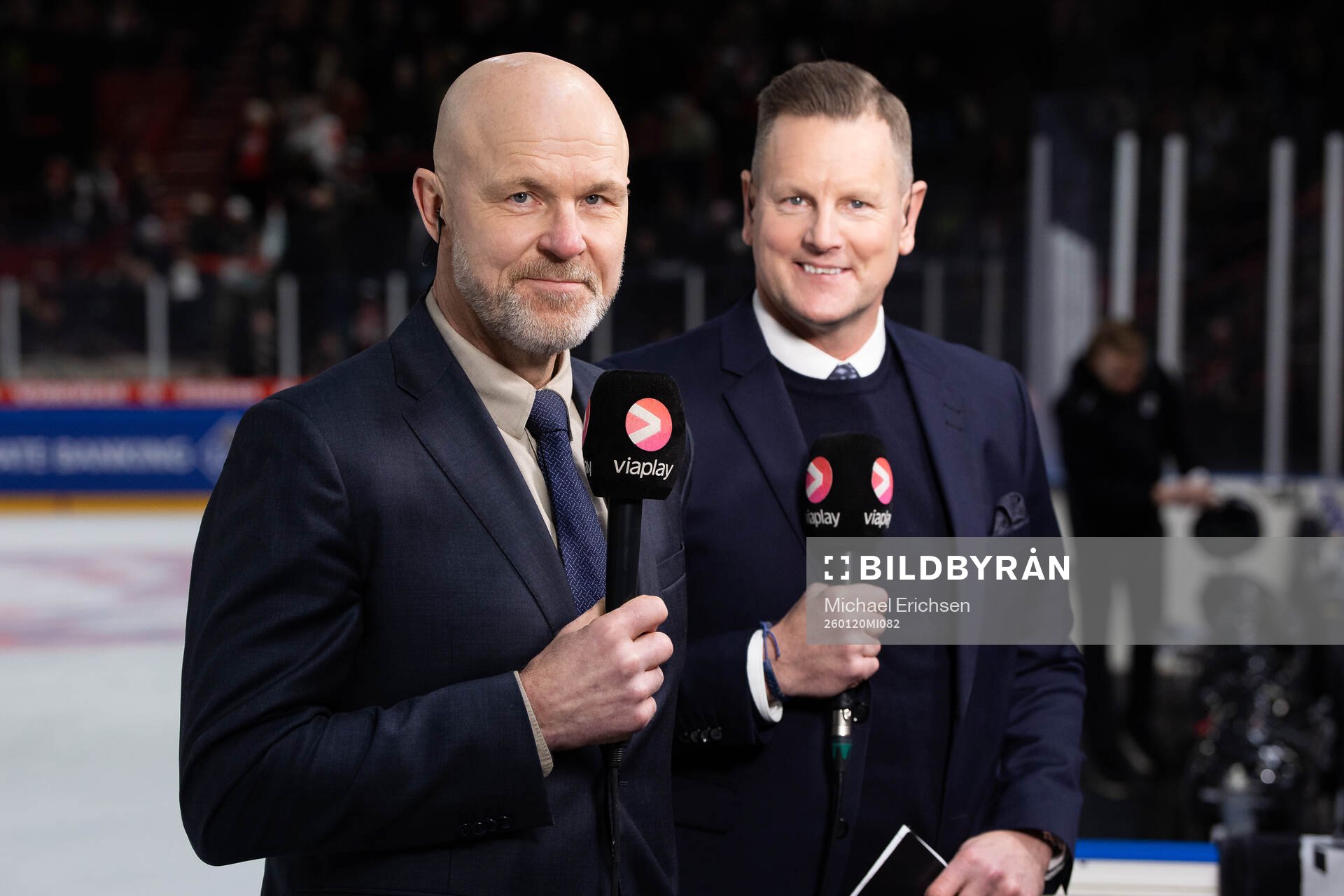 Mattias Norström and Niklas Jihde of the broadcaster