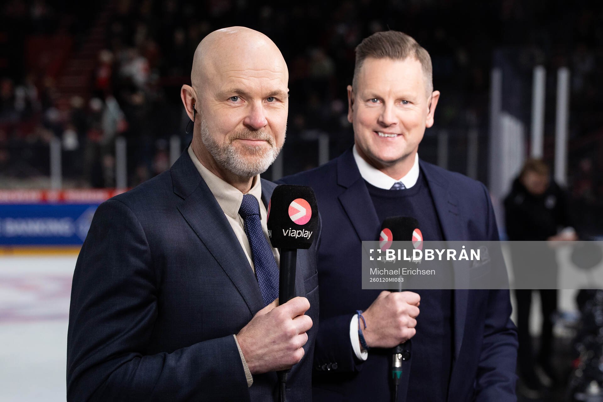 Mattias Norström and Niklas Jihde of the broadcaster