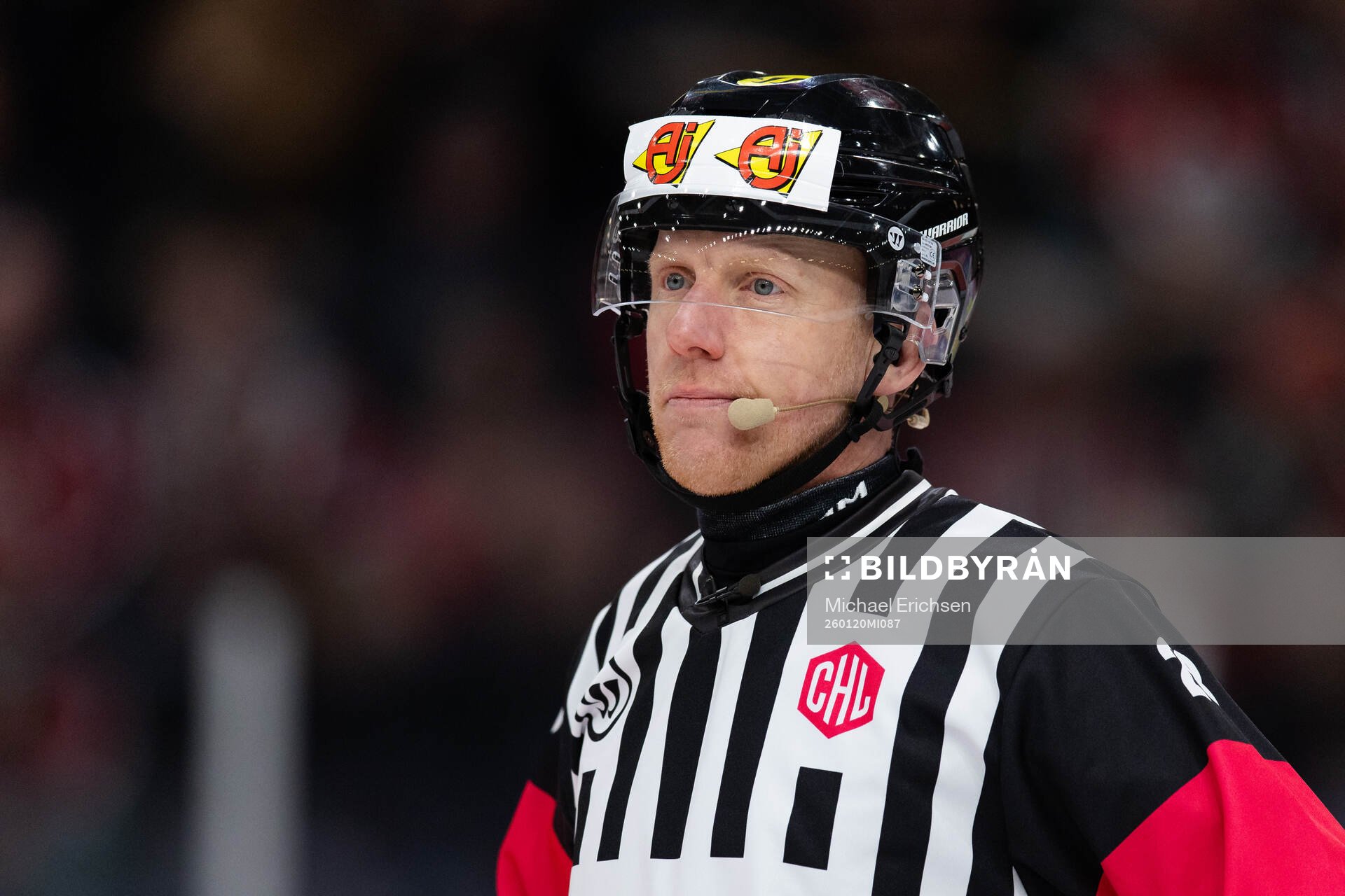 Referee Mikael Holm