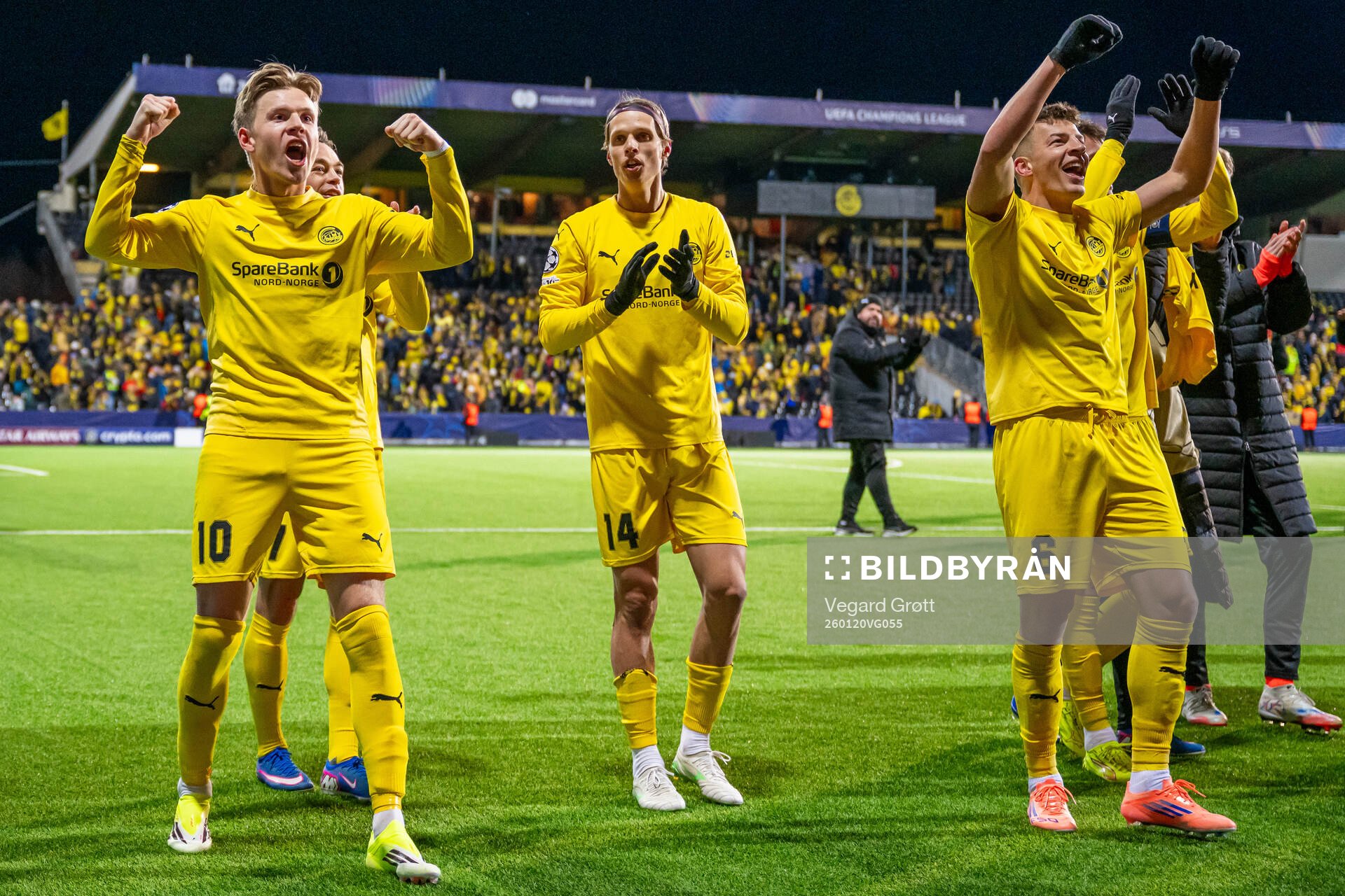 Jens Petter Hauge, Jostein Gundersen and players of