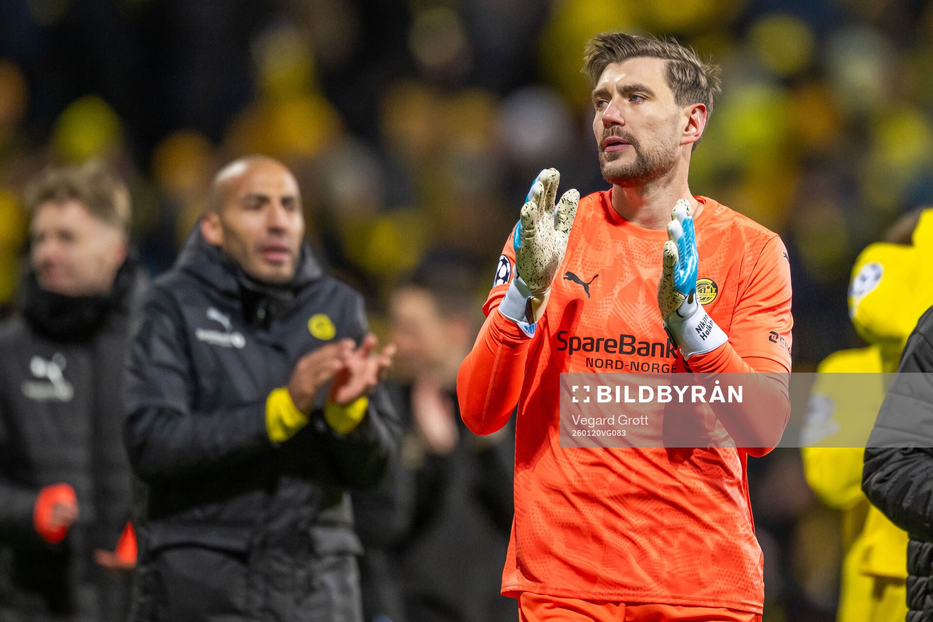Goalkeeper Nikita Haikin of Bodø/Glimt