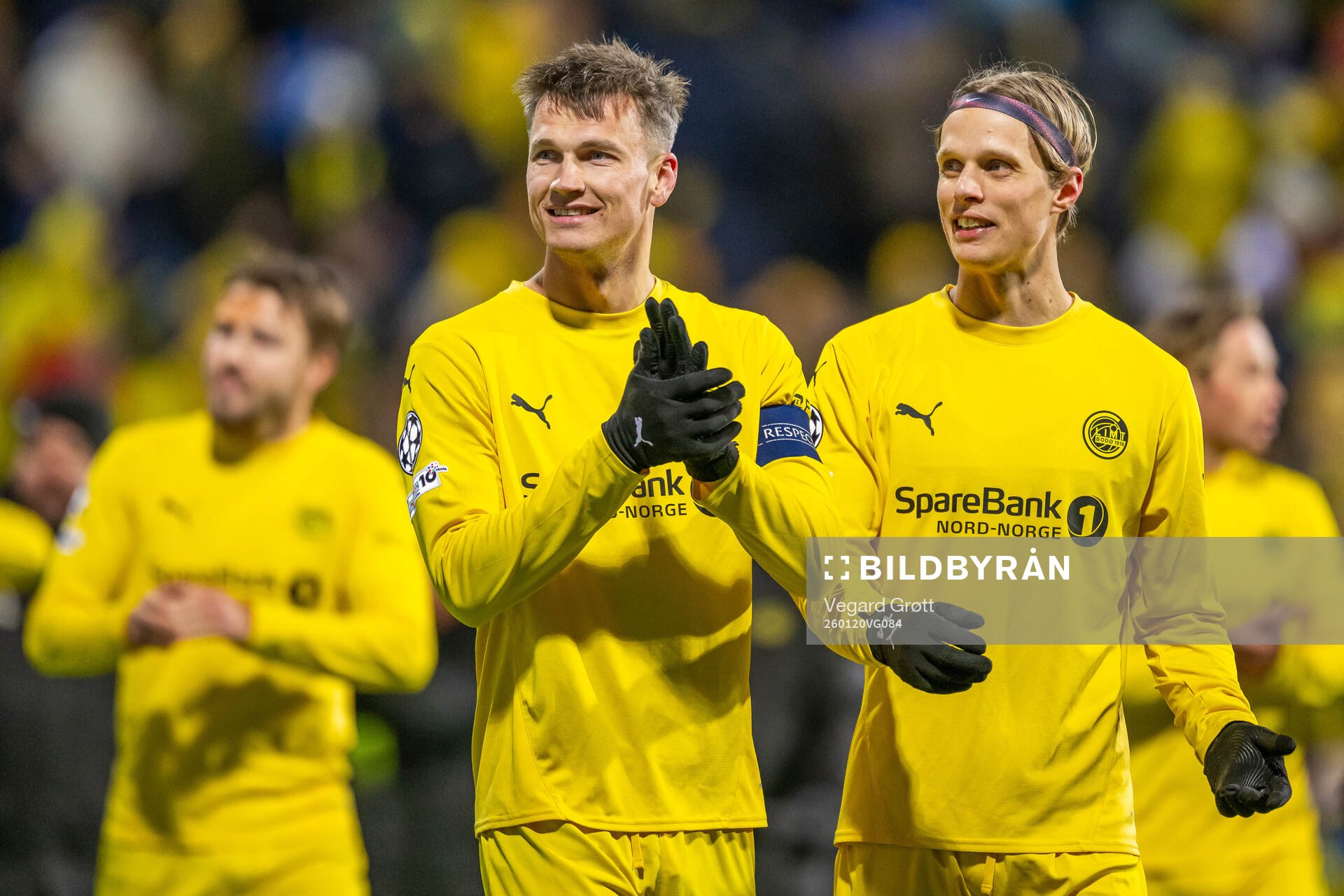 Odin Bjørtuft and Ulrik Saltnes of Bodø/Glimt