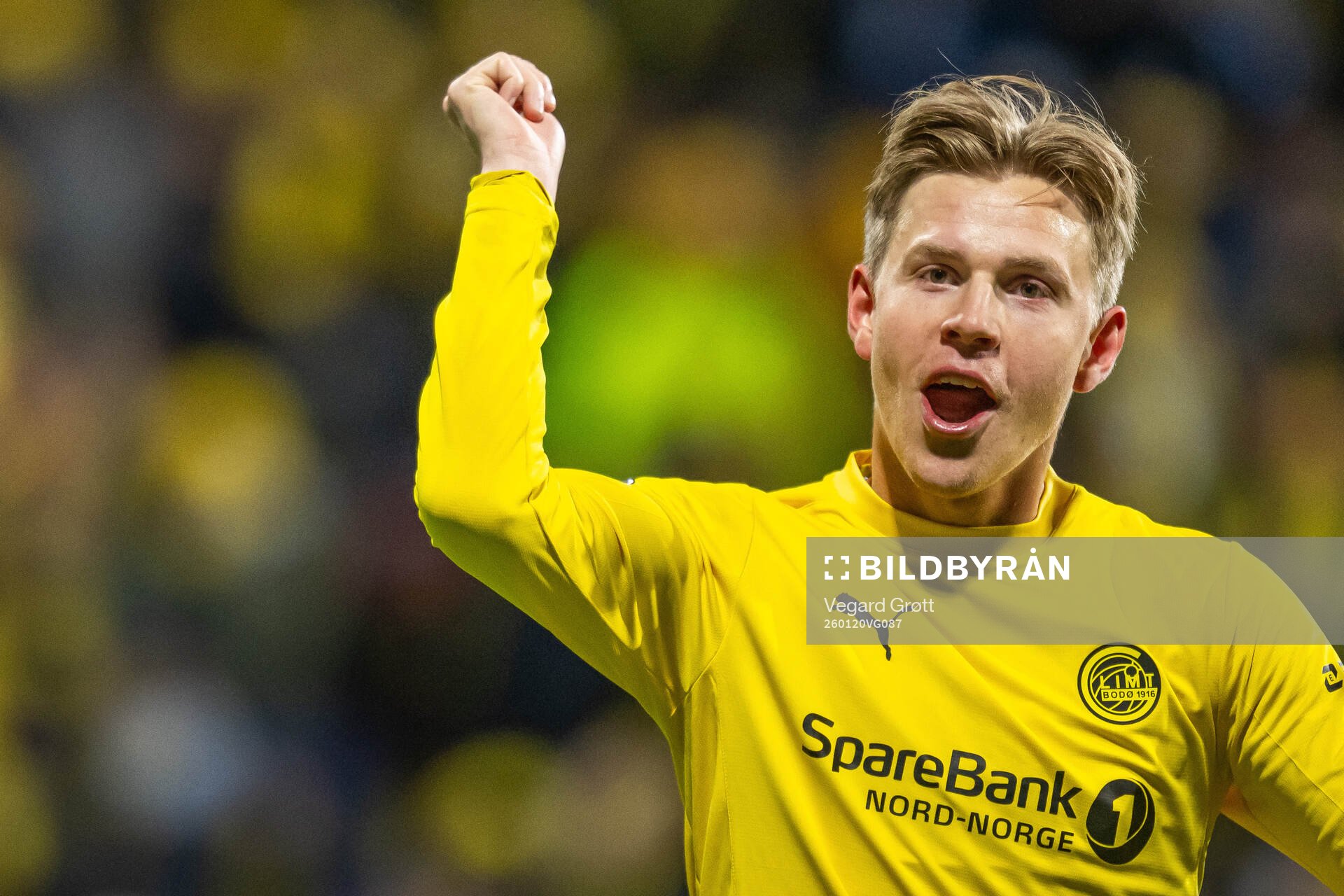 Jens Petter Hauge of Bodø/Glimt celebrates