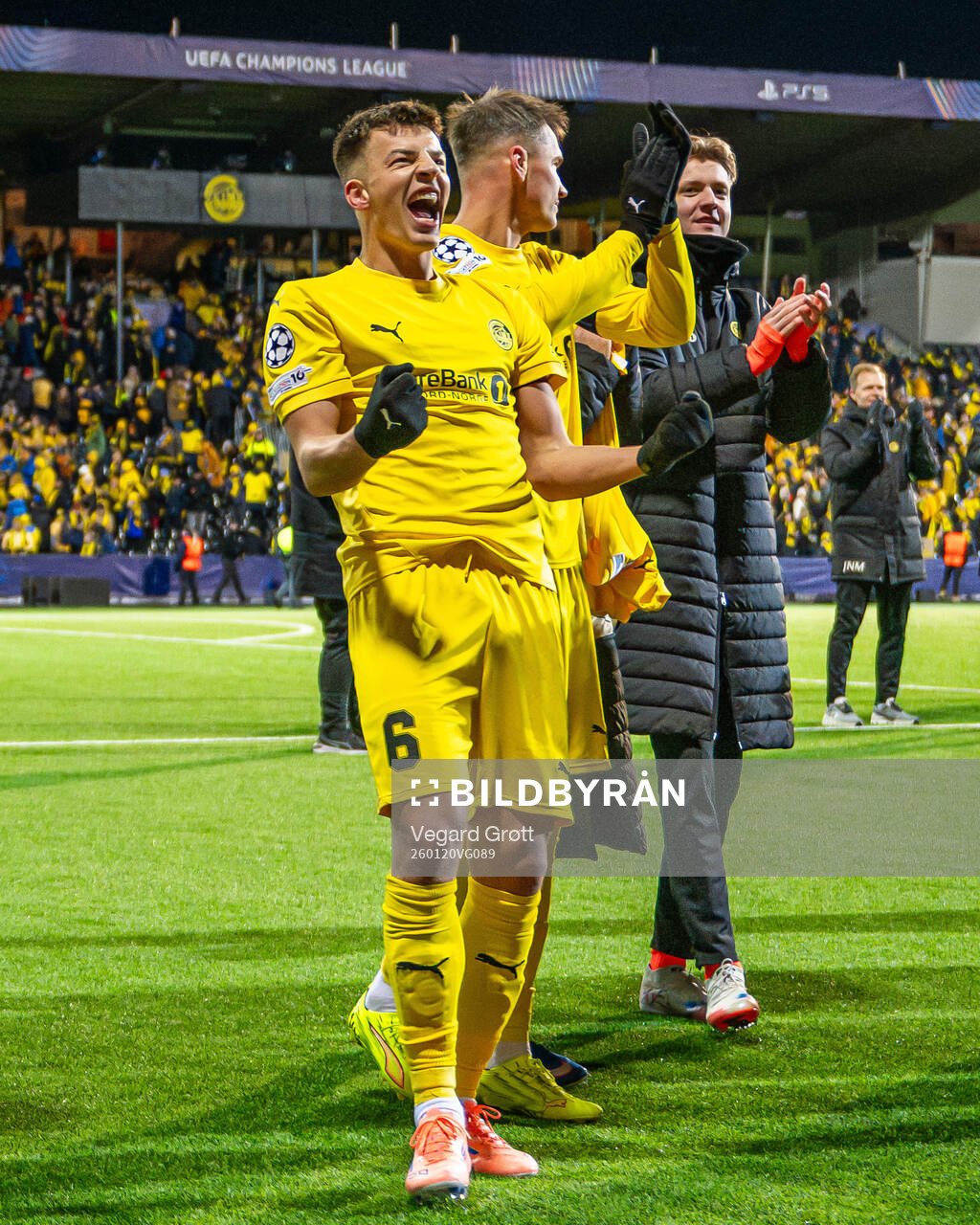 Jostein Gundersen of Bodø/Glimt celebrates