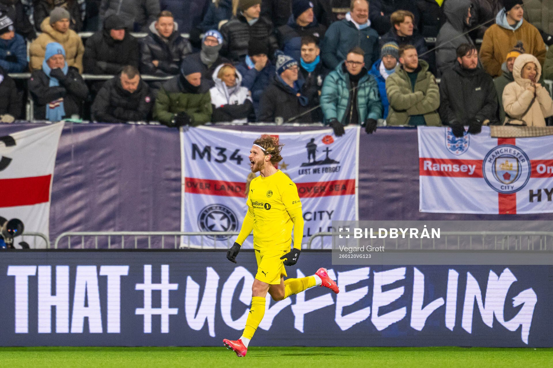 Kasper Høgh of Bodø/Glimt celebrates
