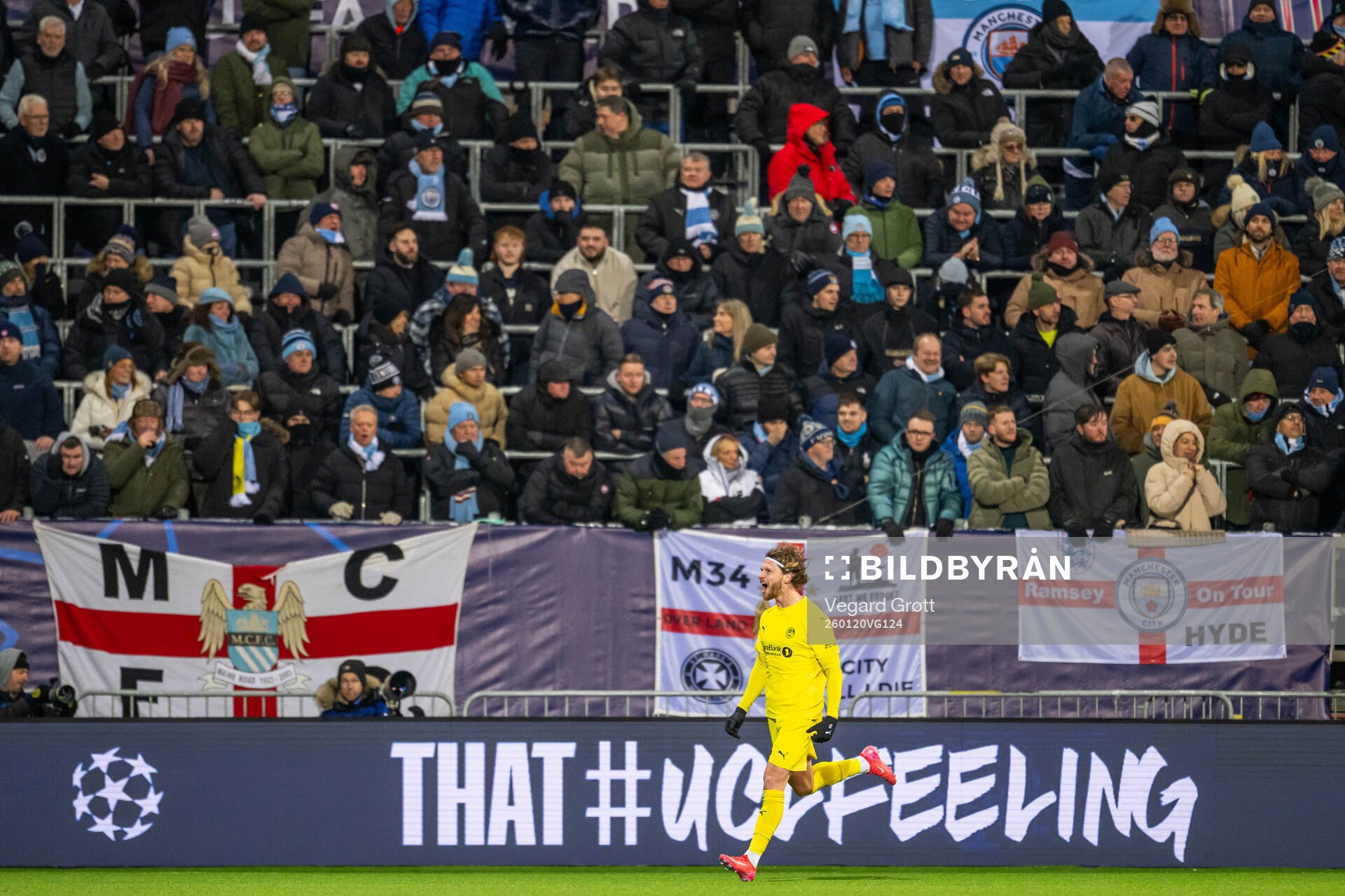 Kasper Høgh of Bodø/Glimt celebrates