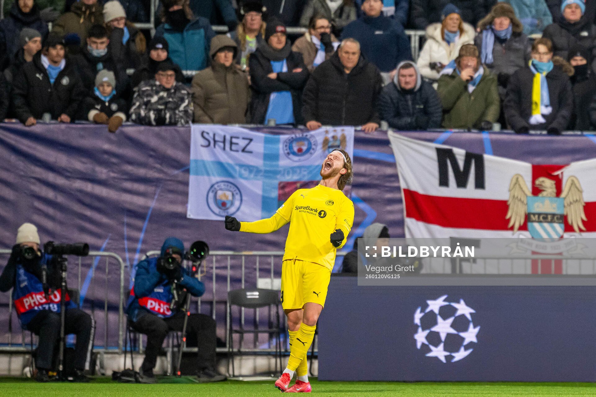 Kasper Høgh of Bodø/Glimt celebrates