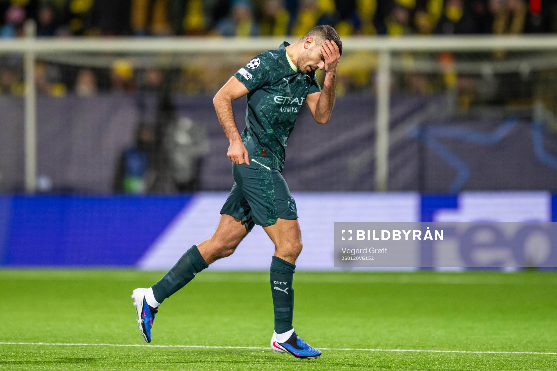 Rodri of Manchester City looks dejected