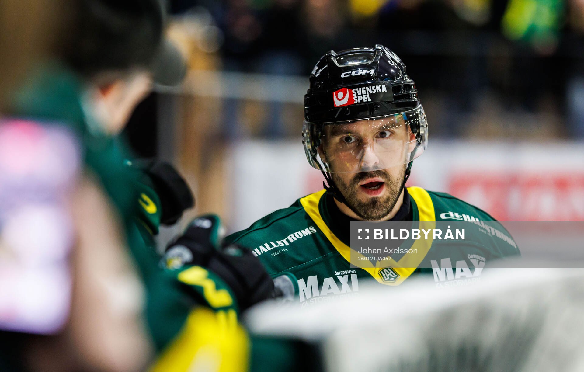 Östersunds Linus Videll jublar