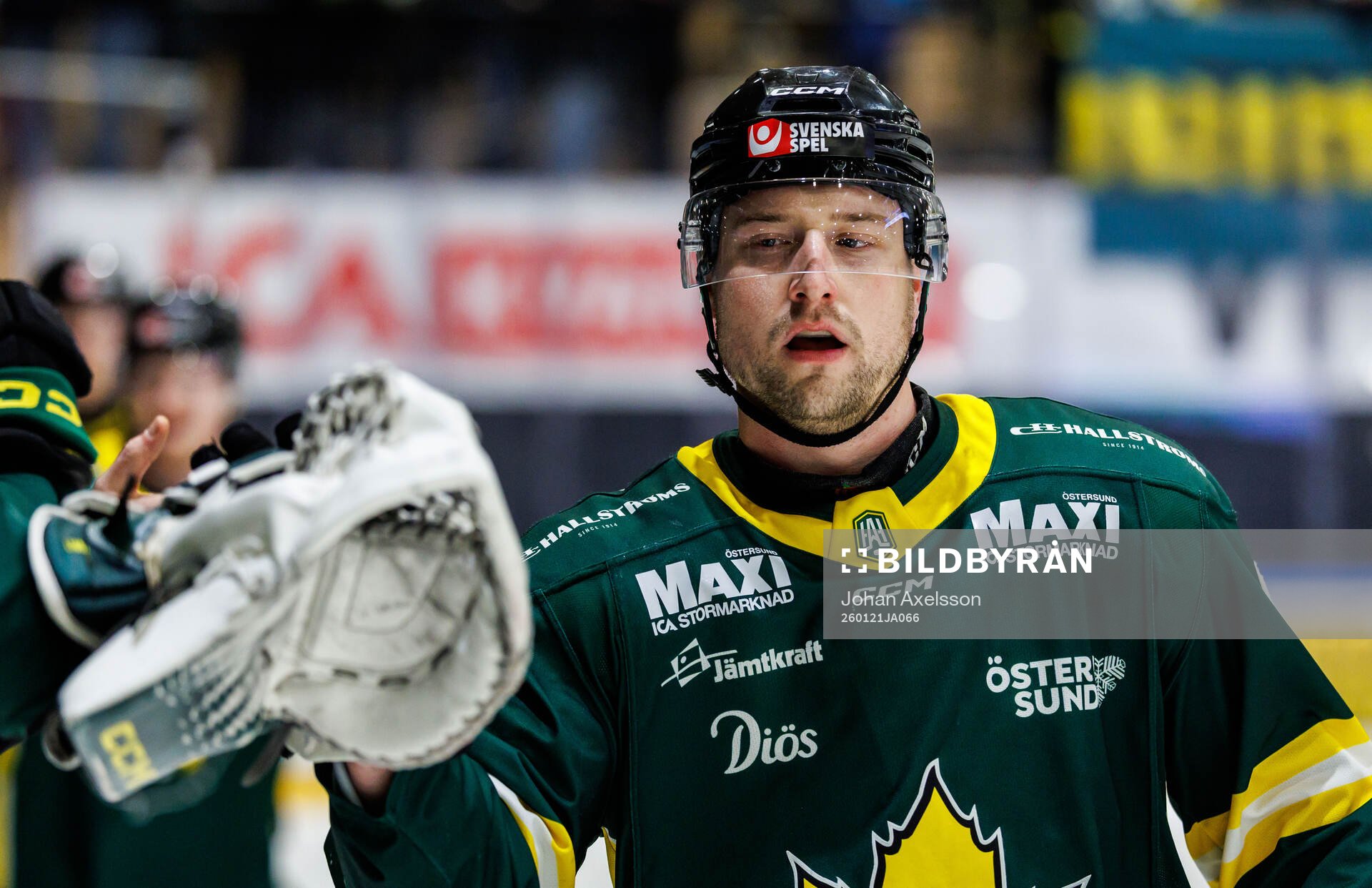 Östersunds Alexander Anderberg jublar