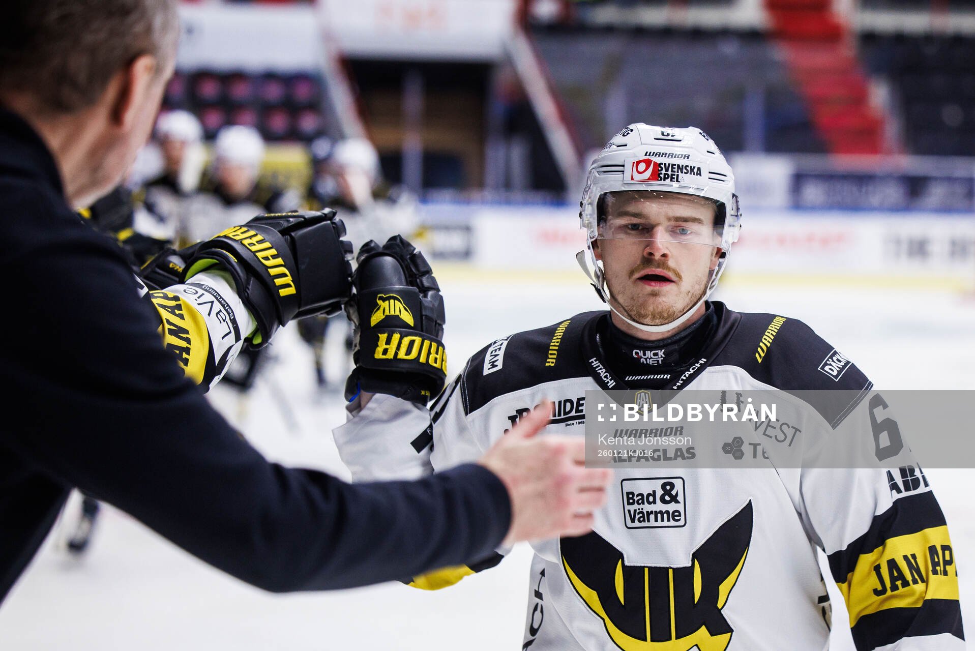 Västerås Malte Sjögren jublar
