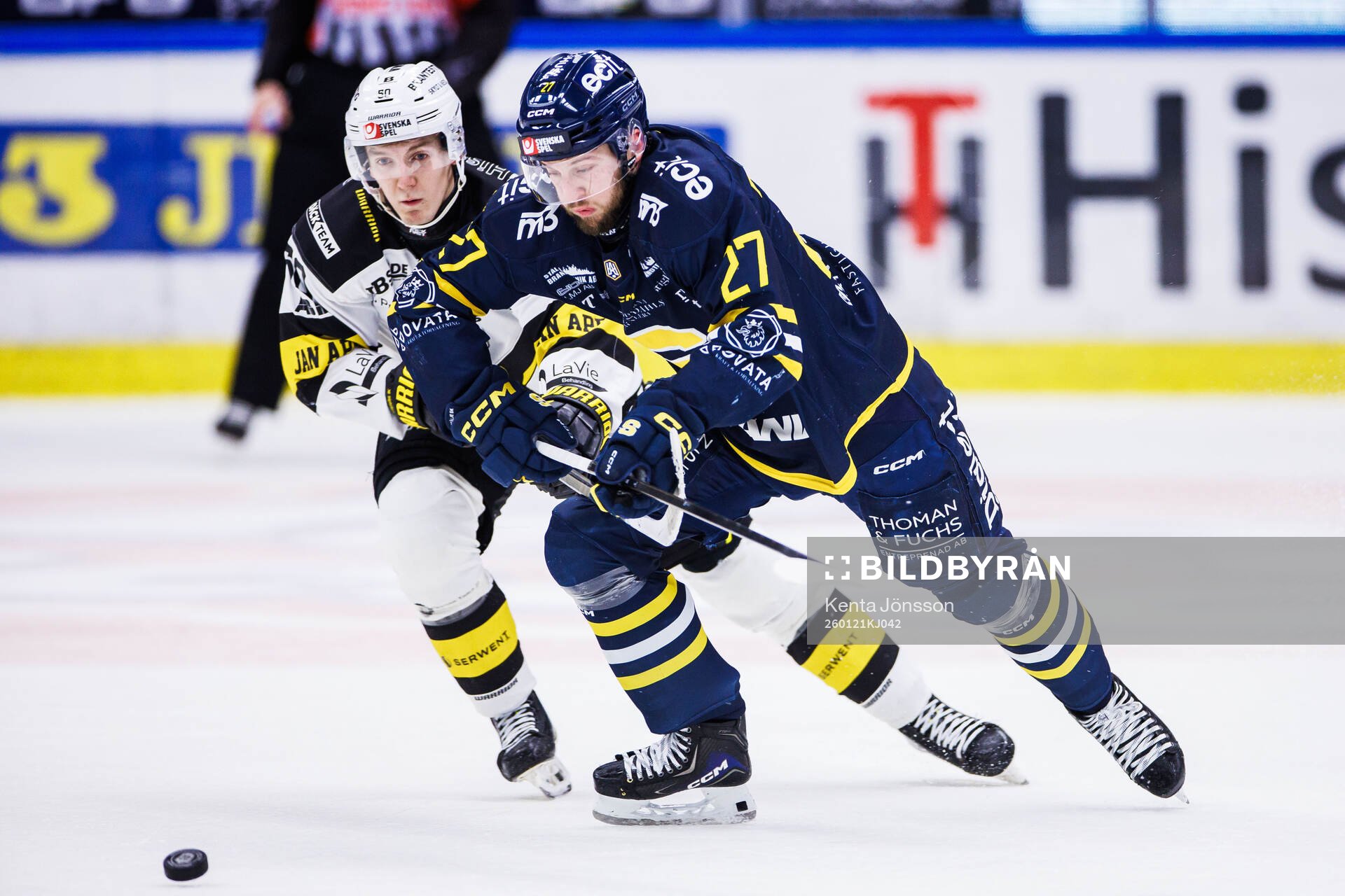 Västerås Veikko Loimaranta och Södertäljes Daniel Norbe