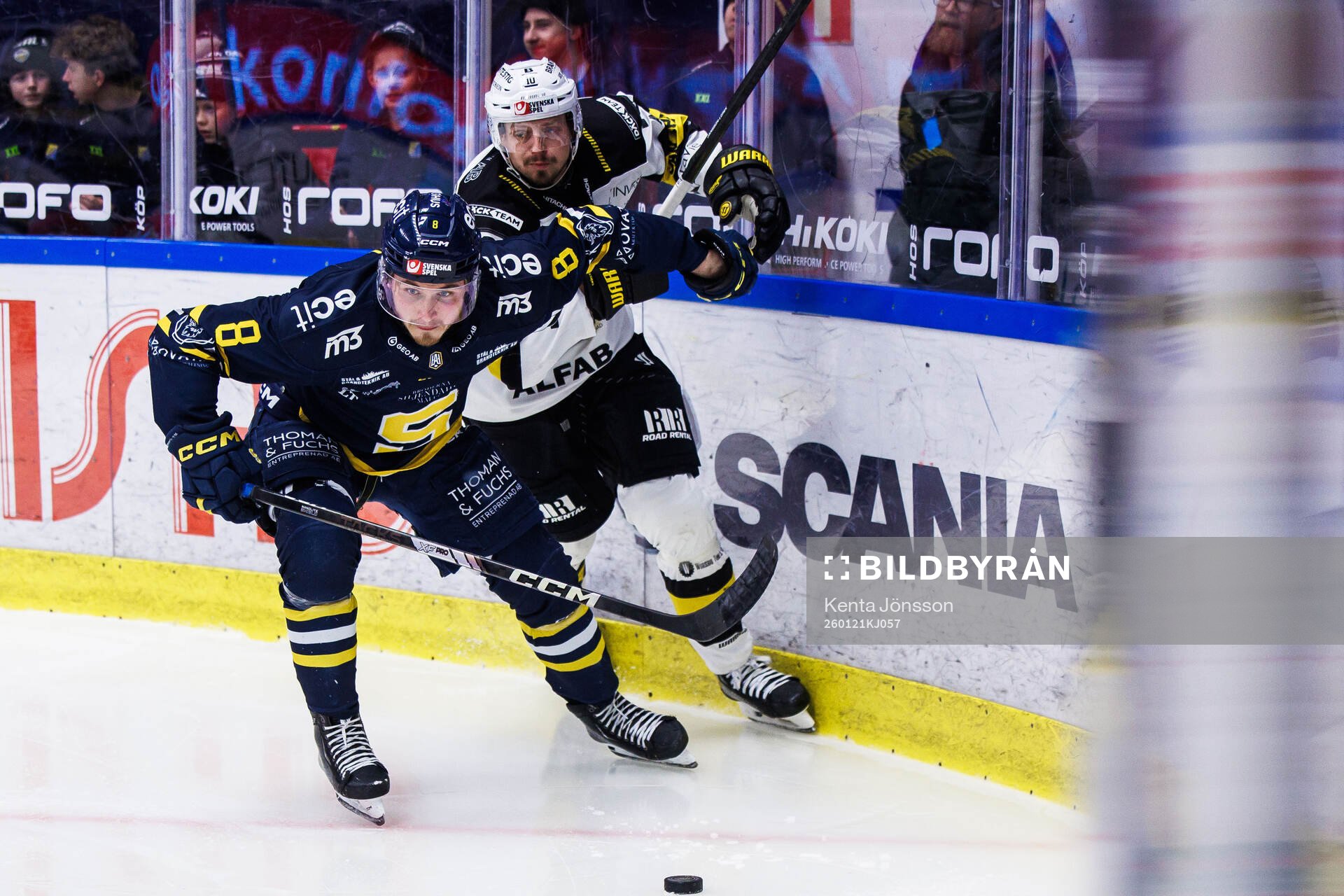 Södertäljes William Wiå och Västerås Jimmie Jansson