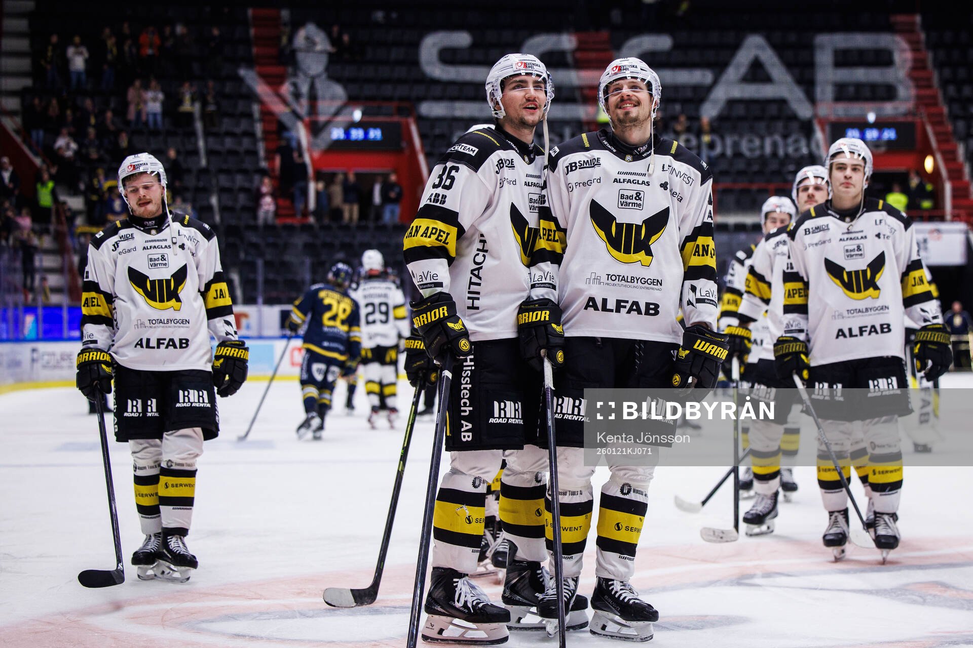 Västerås Olle Norberg och Jimmie Jansson jublar