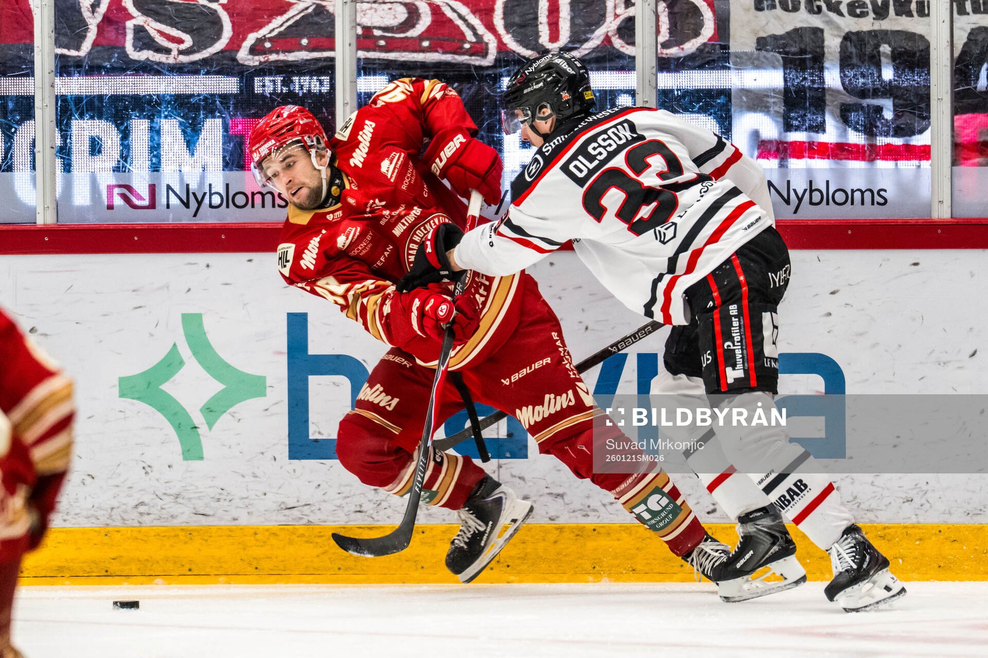 Kalmars Liam Hawel och Nybros Felix Olsson