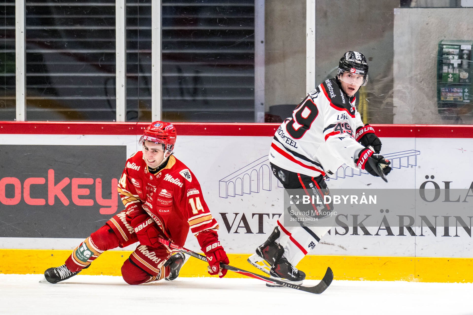 Kalmars George Diaco och Nybros Kalle Holm