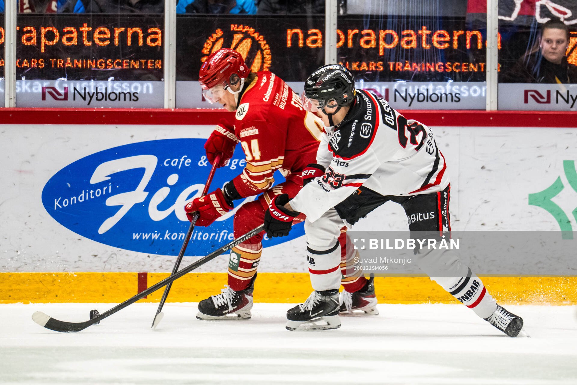 Kalmars Albin Storm och Nybros Felix Olsson