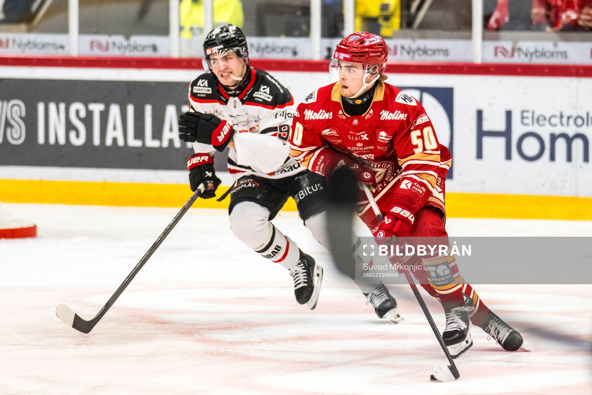 Nybros Hannes Hellberg och Kalmars Elliot Ekmark