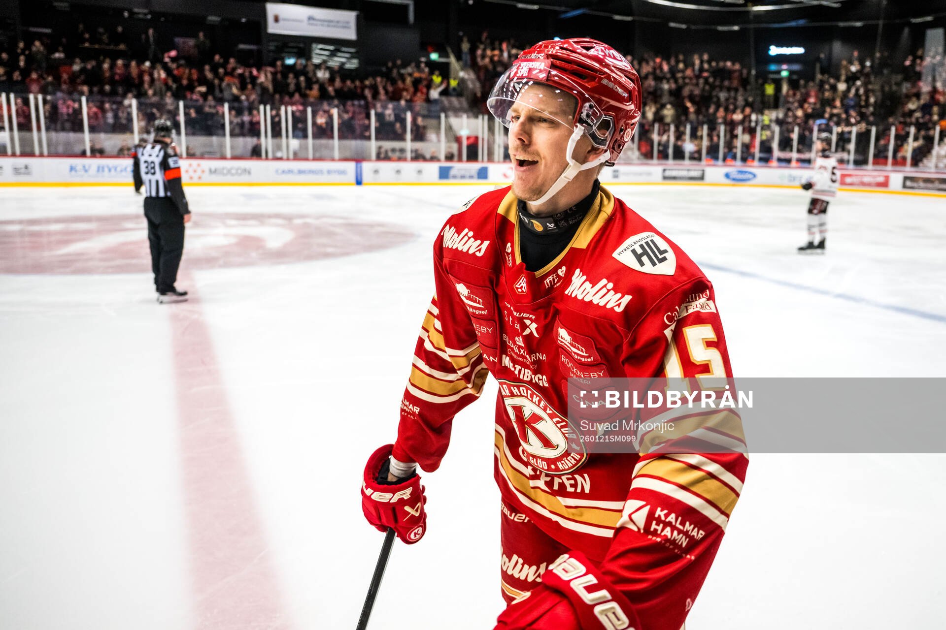 Kalmars Carl-Johan Lerby jublar