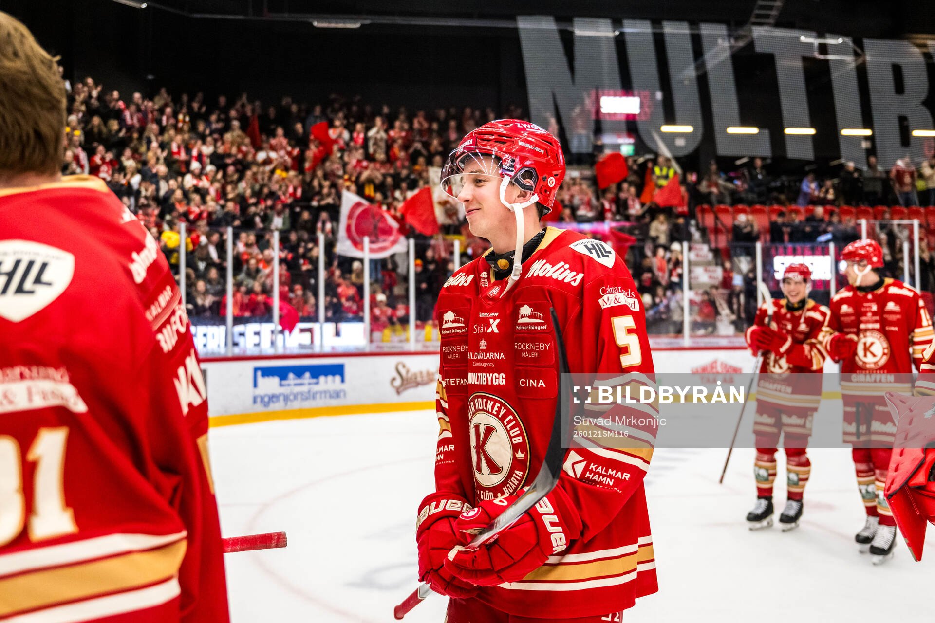 Kalmars Tobias Aronsson jublar