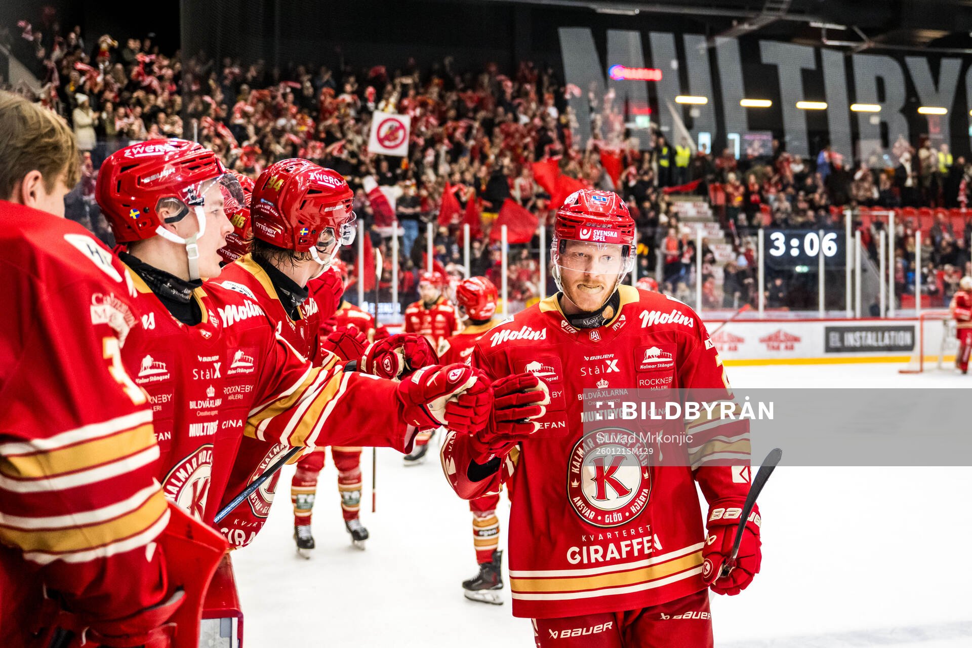Kalmars Henrik Nilsson jublar
