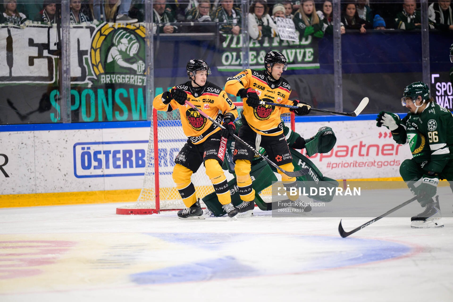 Luleås Pontus Andreasson och Mathias Bromé