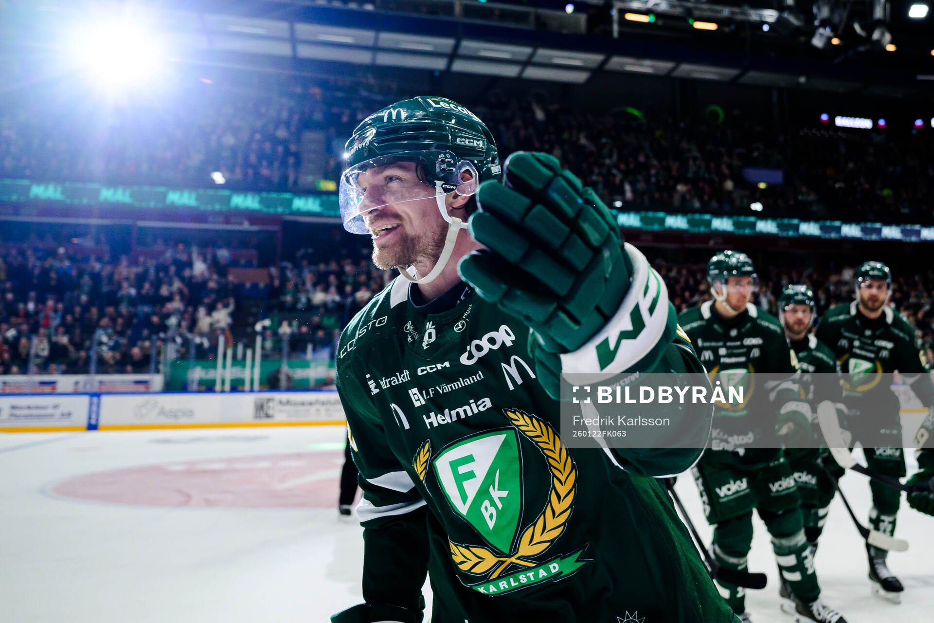 Färjestads Marian Studenic jublar