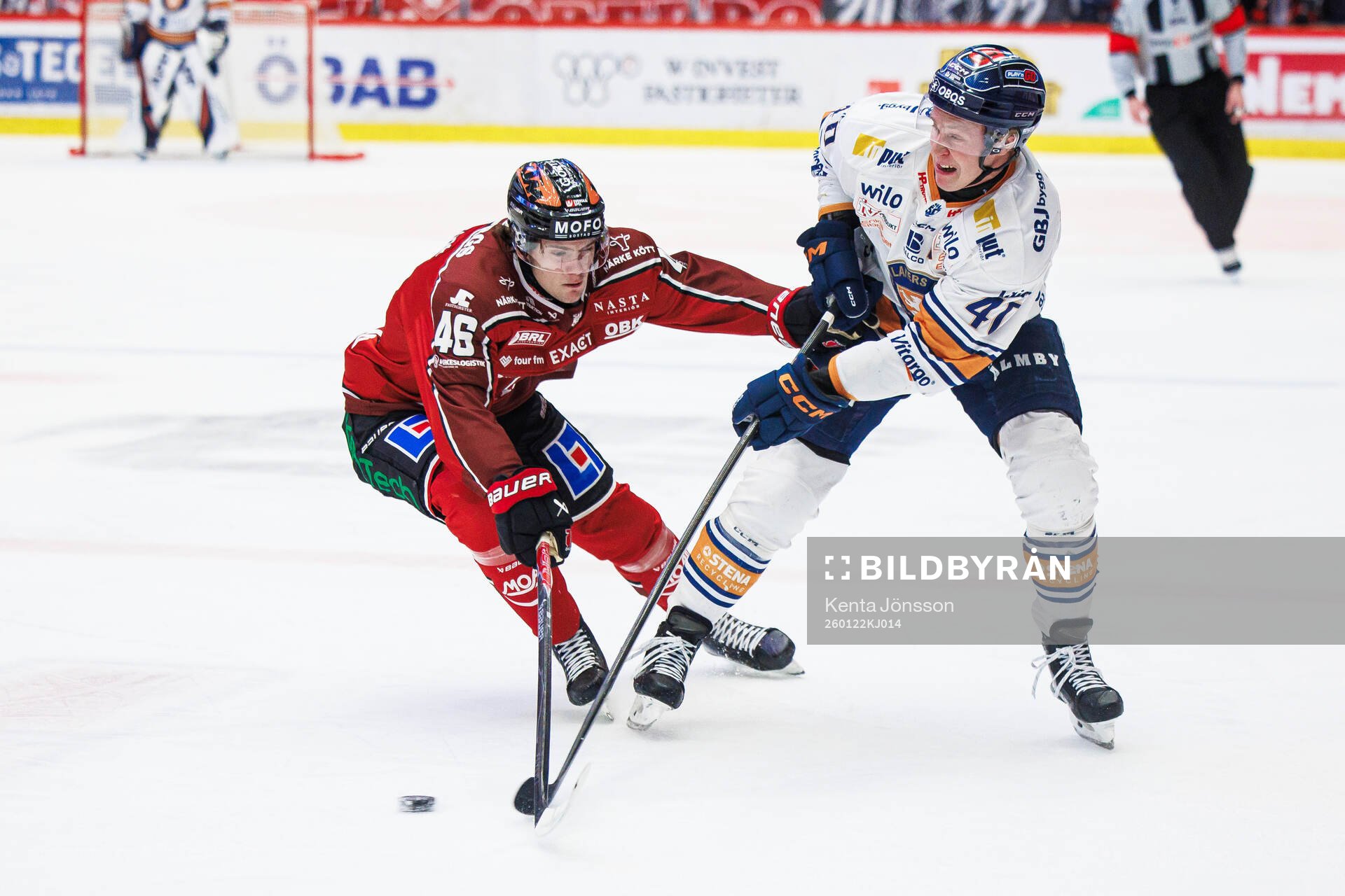 Örebros Svante Sjödin och Växjös Dennis Rasmussen