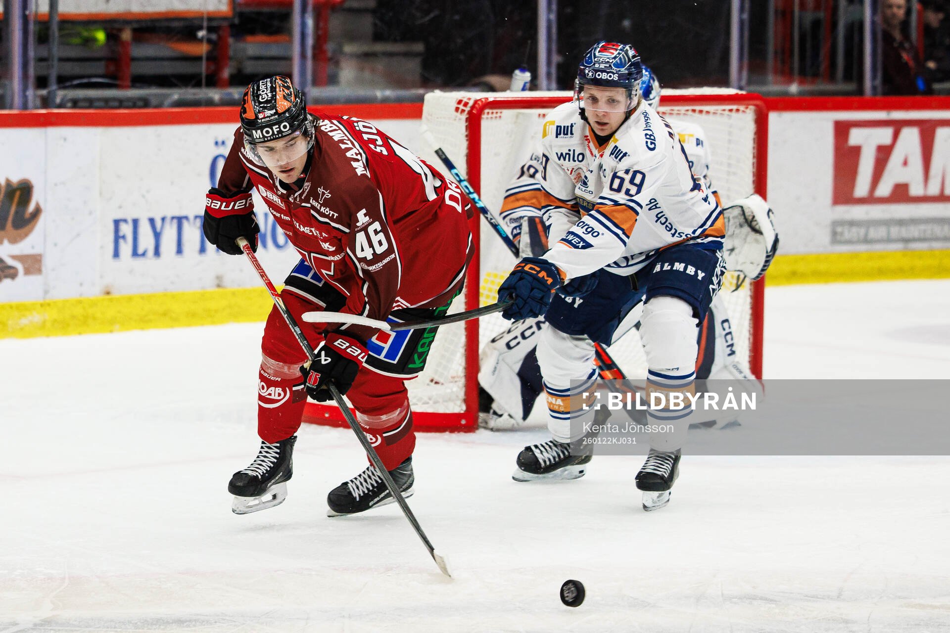 Örebros Svante Sjödin och Växjös Morgan Anderberg