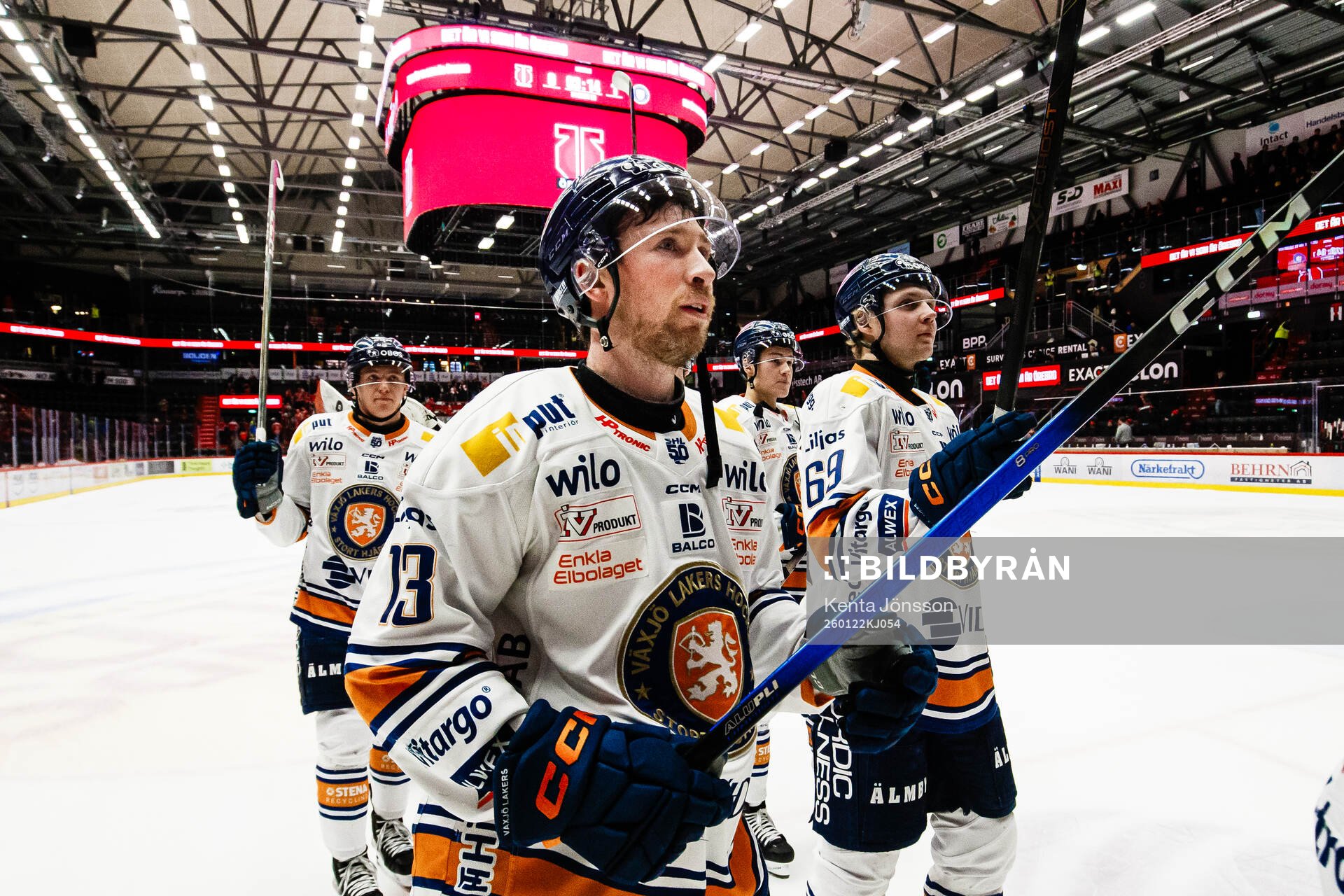 Växjös Dylan Mclaughlin jublar