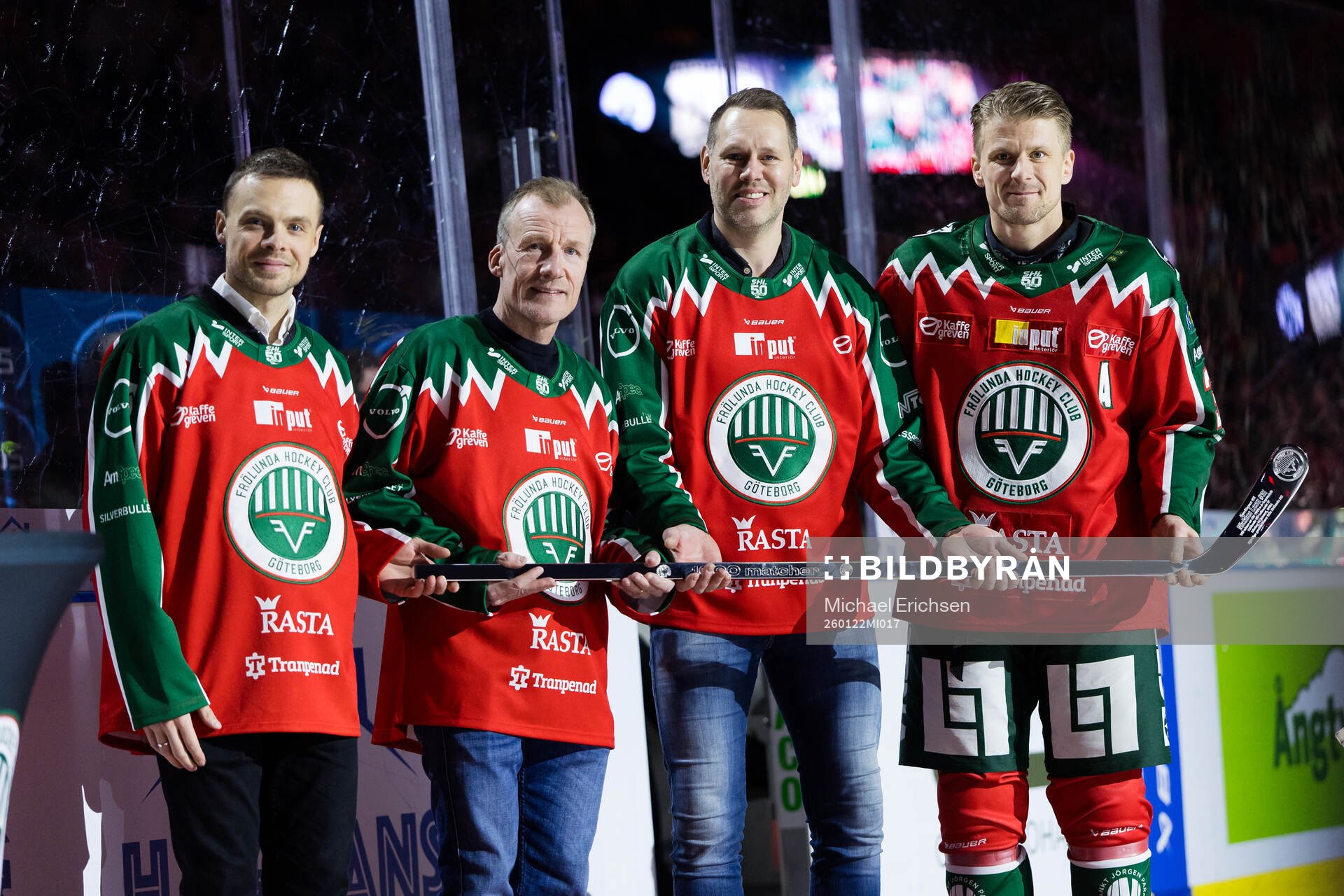 Mats Rosseli Olsen, Niklas Andersson och Christian Bäckman